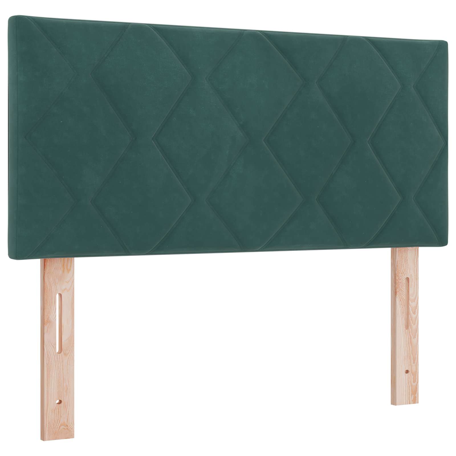 Opslag bed met hoofdeinde Donkergroen 90 x 190 cm Fluweel is nu te koop bij PeponiXL, paradijselijk wonen!