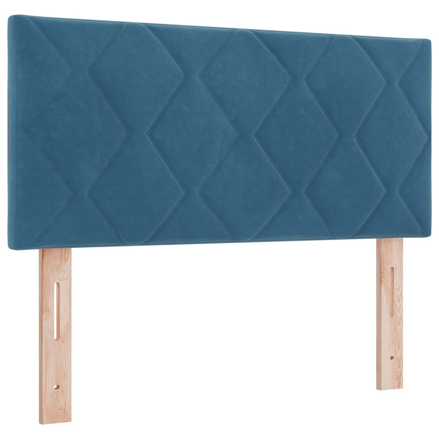 Opslag bed met hoofdeinde Donkerblauw 90 x 190 cm Fluweel is nu te koop bij PeponiXL, paradijselijk wonen!