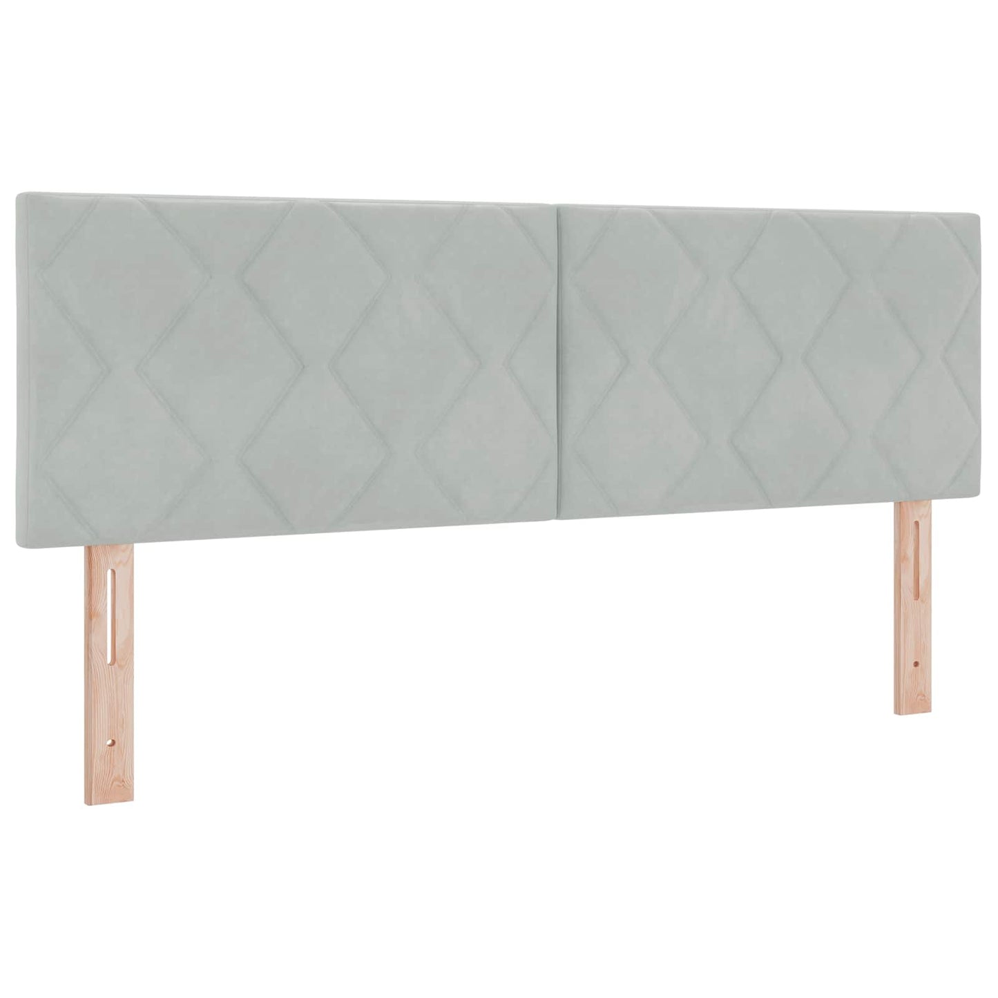 Opslag bed met hoofdeinde Lichtgrijs 140 x 200 cm Fluweel is nu te koop bij PeponiXL, paradijselijk wonen!