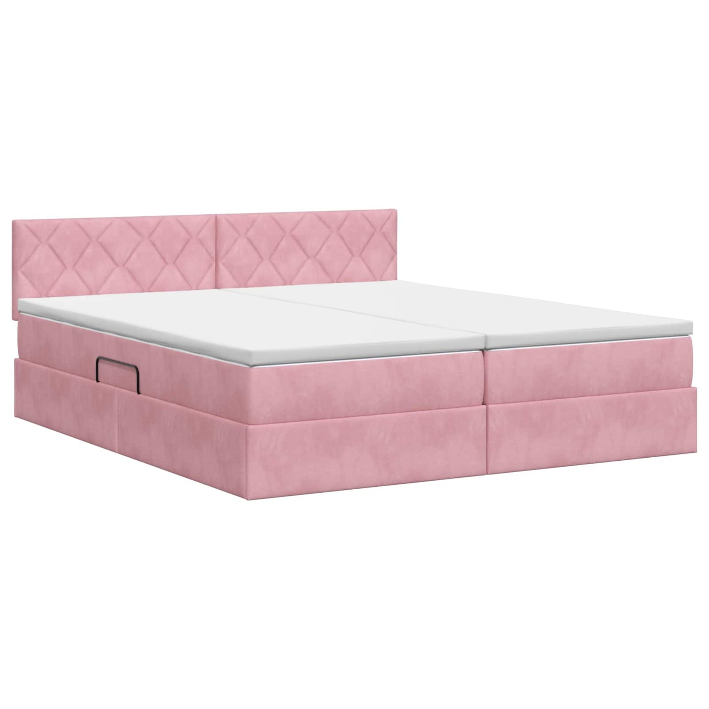 Opslag bed met hoofdeinde 2 st Roze is nu te koop bij PeponiXL, paradijselijk wonen!