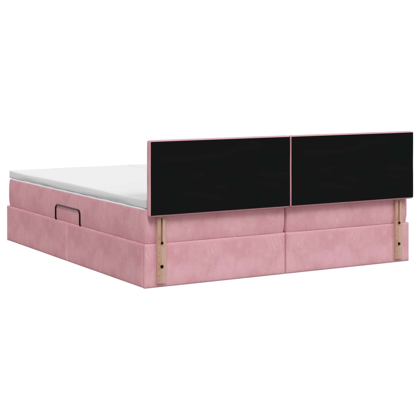 Opslag bed met hoofdeinde 2 st Roze is nu te koop bij PeponiXL, paradijselijk wonen!