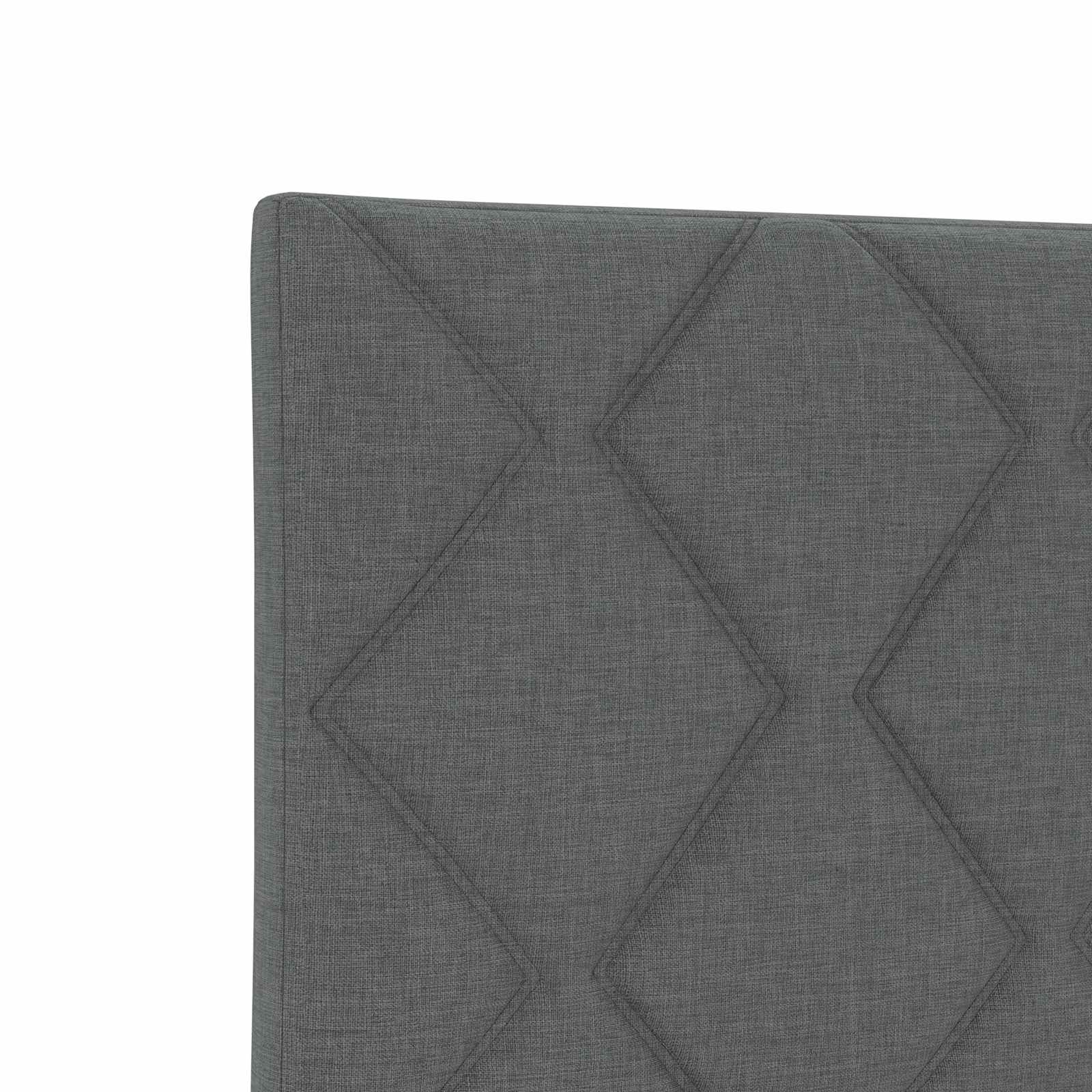 LED Opslagbed met Matras Donkergrijs 100 x 200 cm Stof is nu te koop bij PeponiXL, paradijselijk wonen!