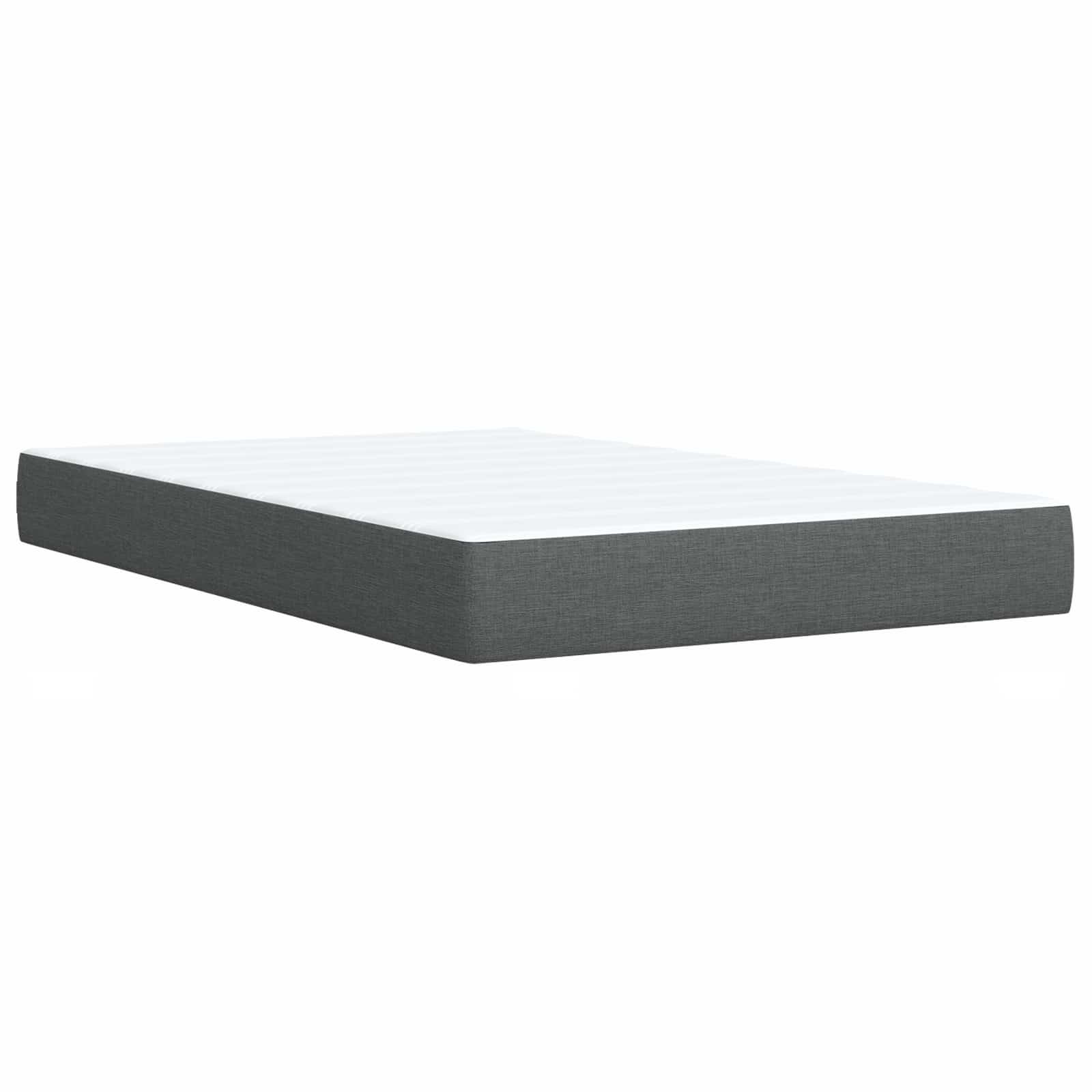 Opslag bed met matras met opslag Donkergrijs 120 x 200 cm Stof is nu te koop bij PeponiXL, paradijselijk wonen!