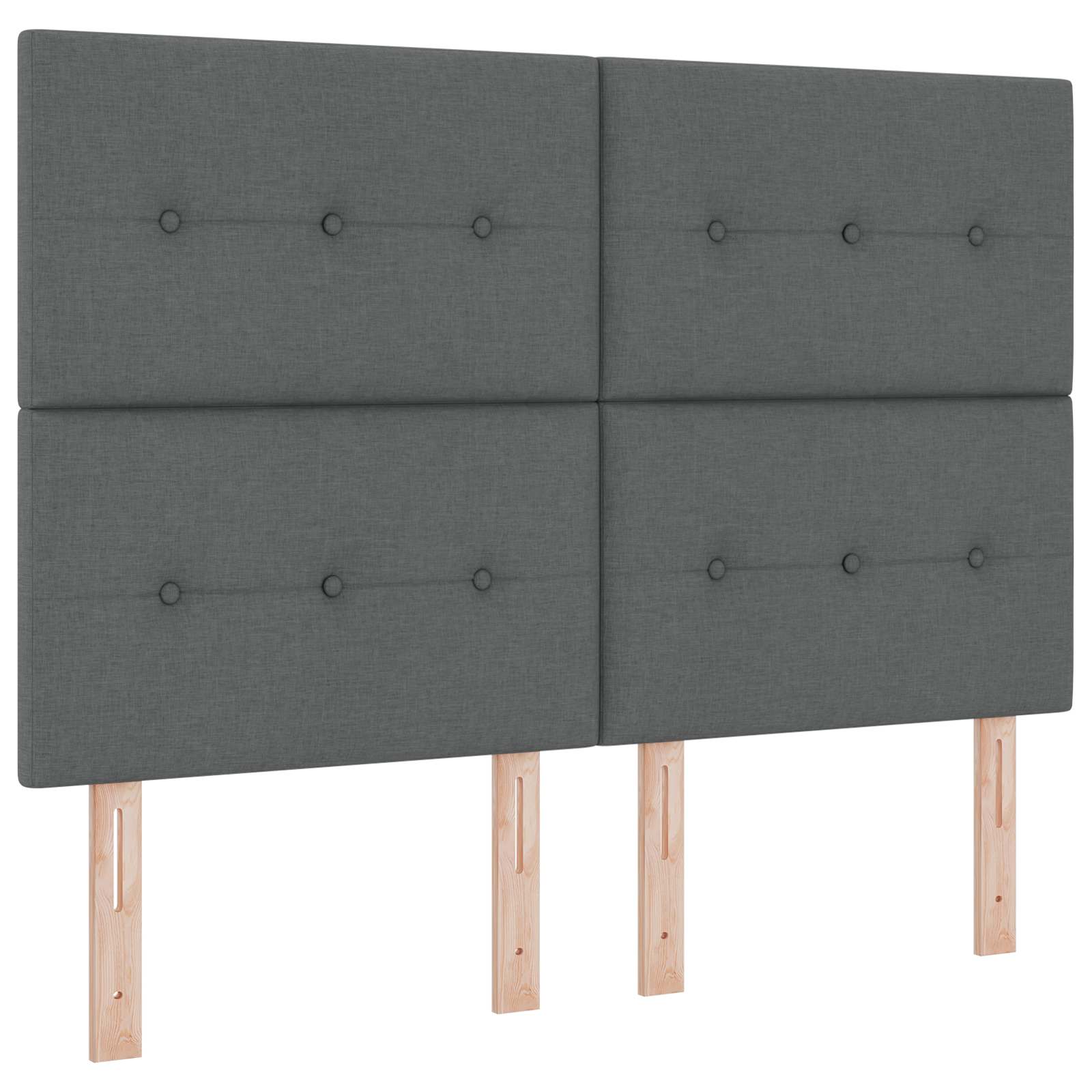 Opslag bed met matras met opslag Donkergrijs 140 x 190 cm Stof is nu te koop bij PeponiXL, paradijselijk wonen!