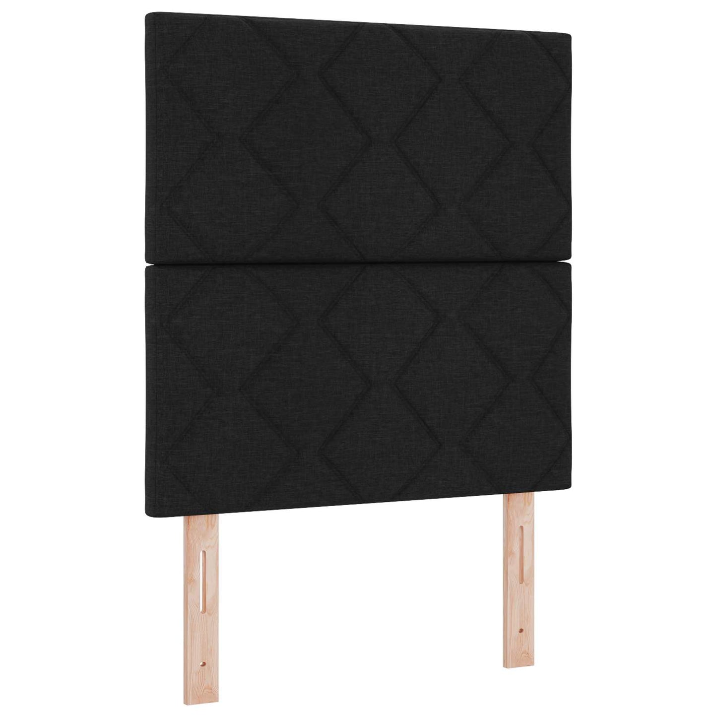 Opslag bed met matras met hoofdeinde Zwart 120 x 200 cm Stof is nu te koop bij PeponiXL, paradijselijk wonen!