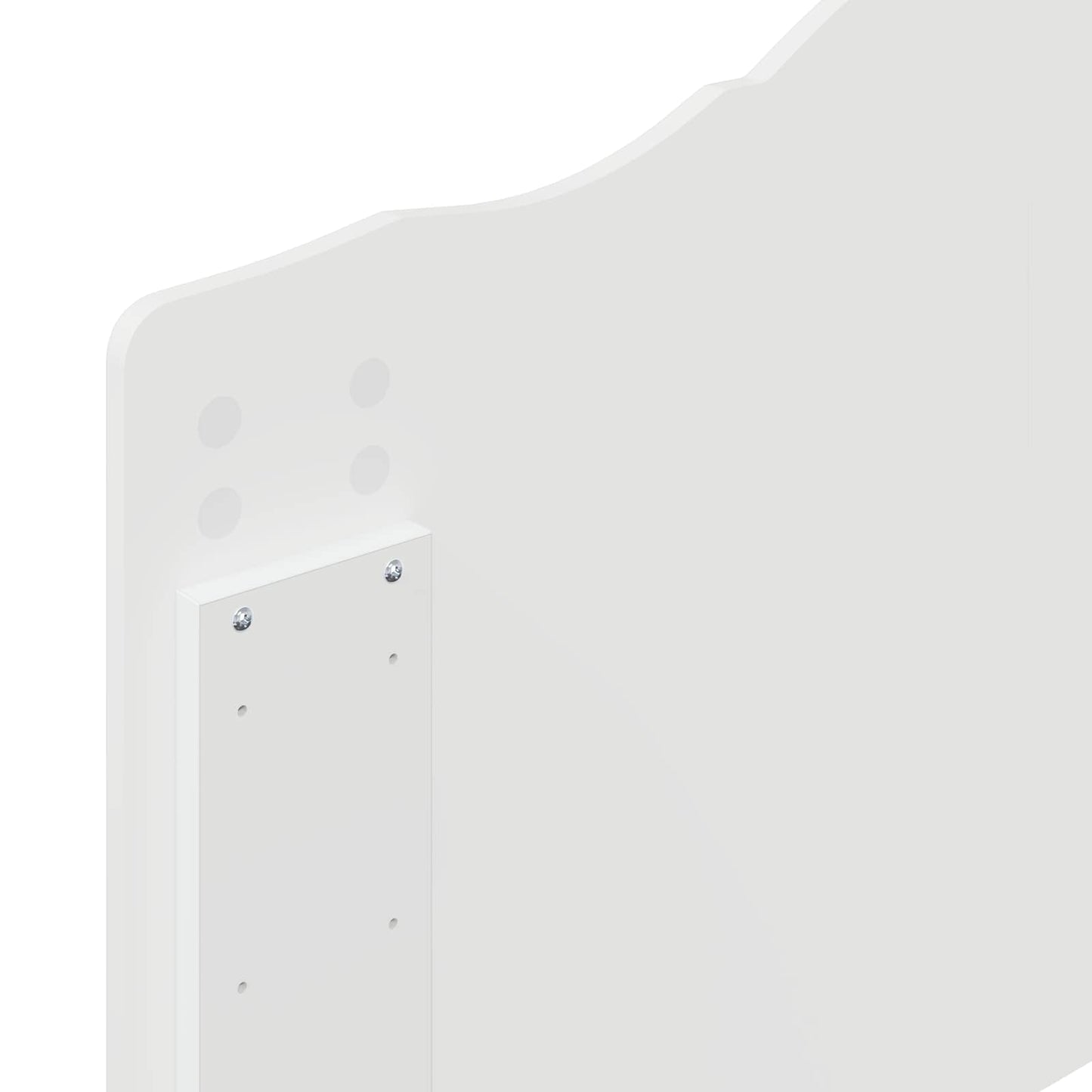 Hoofdbord Glanzend Wit 100 cm Bewerkt hout is nu te koop bij PeponiXL, paradijselijk wonen!