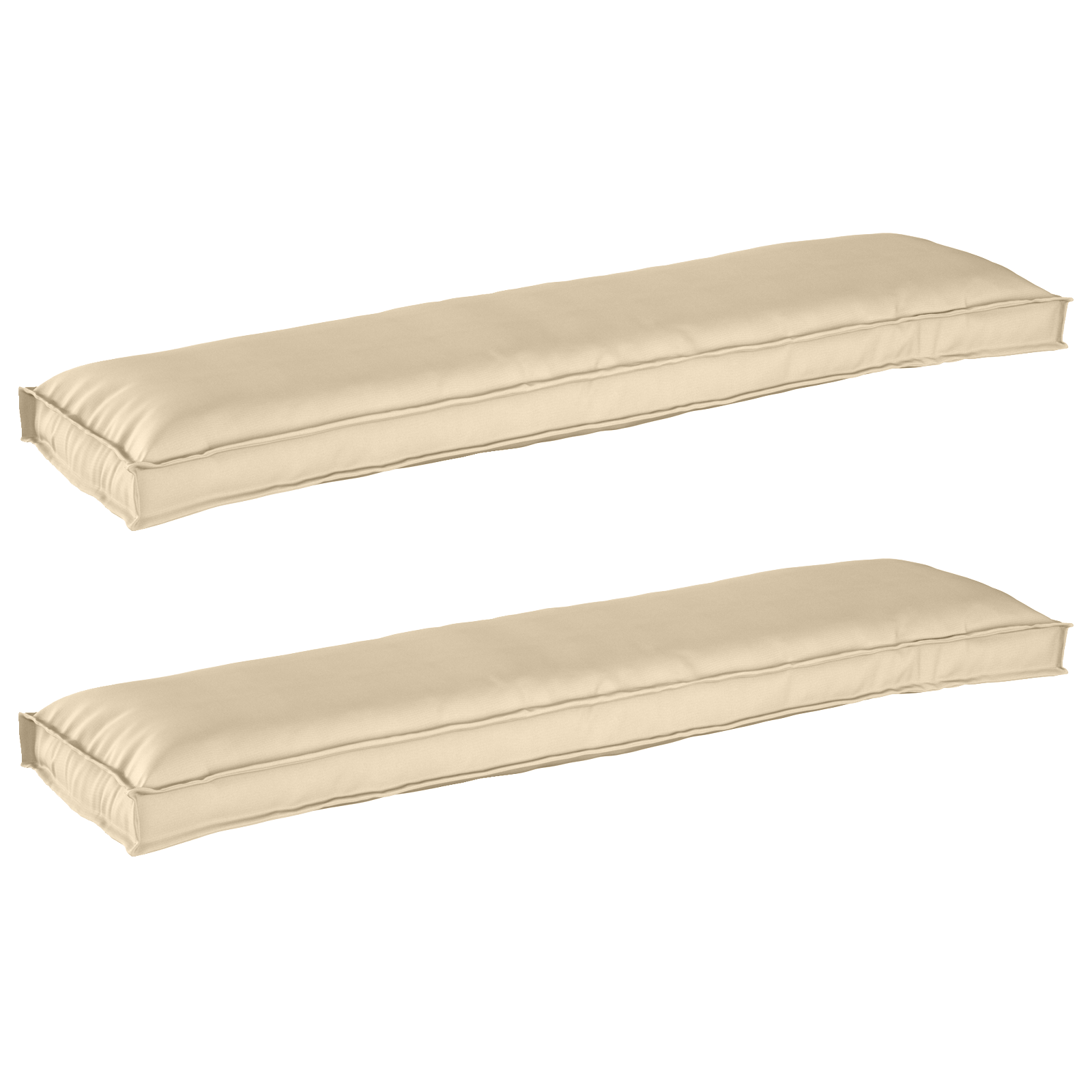 Pallet Kussen Set 2 pcs Beige 150 x 40 x 8 cm Oxford Stof is nu te koop bij PeponiXL, paradijselijk wonen!