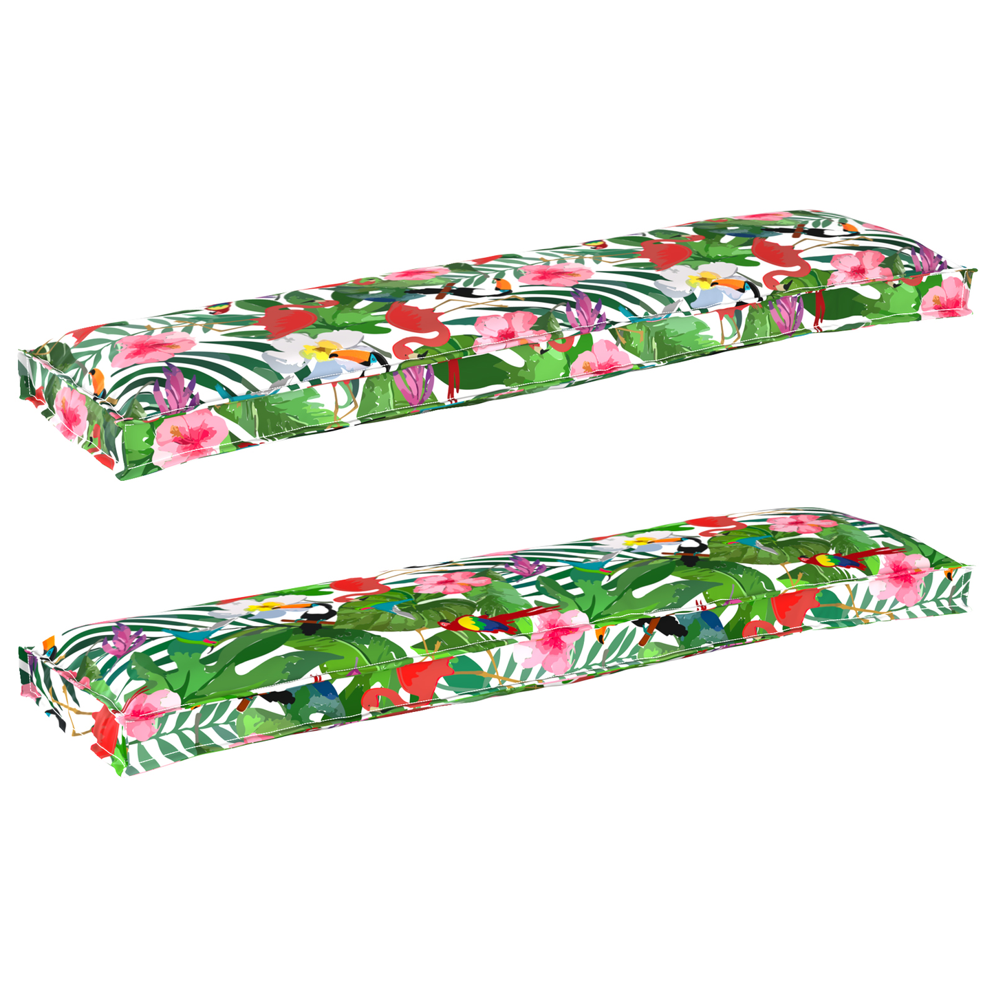 Pallet Kussen Set 2 pcs Tropische Jungle 150 x 40 x 8 cm is nu te koop bij PeponiXL, paradijselijk wonen!