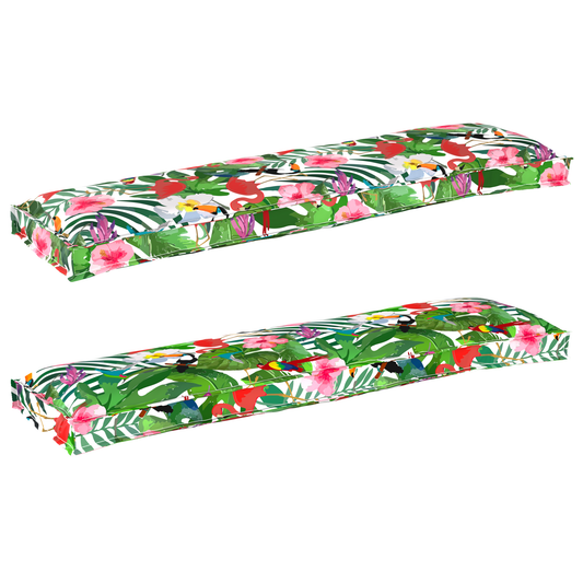 Pallet Kussen Set 2 pcs Tropische Jungle 150 x 40 x 8 cm is nu te koop bij PeponiXL, paradijselijk wonen!