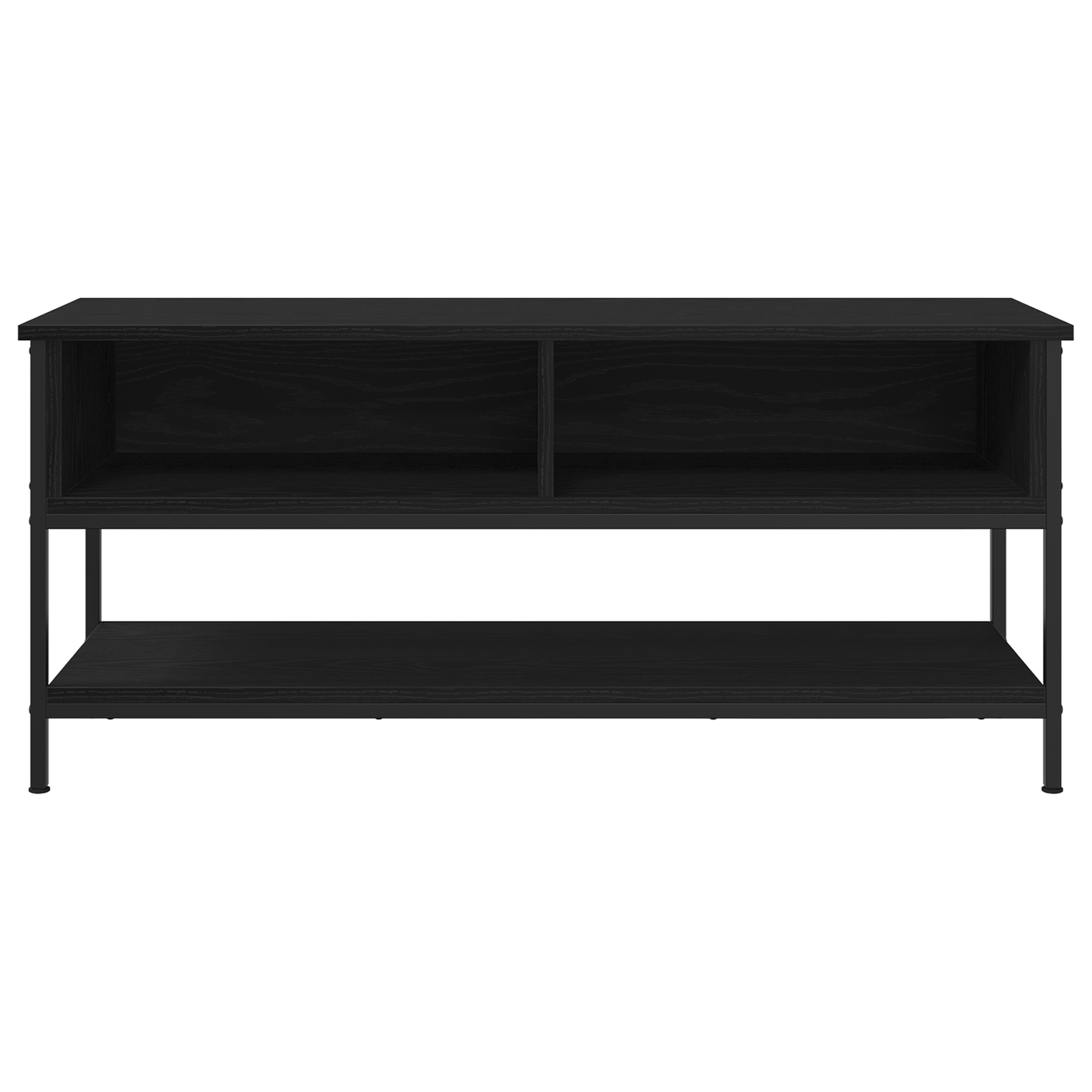 Tv-meubelset Zwart Eiken 100 x 35 x 45 cm Bewerkt hout is nu te koop bij PeponiXL, paradijselijk wonen!