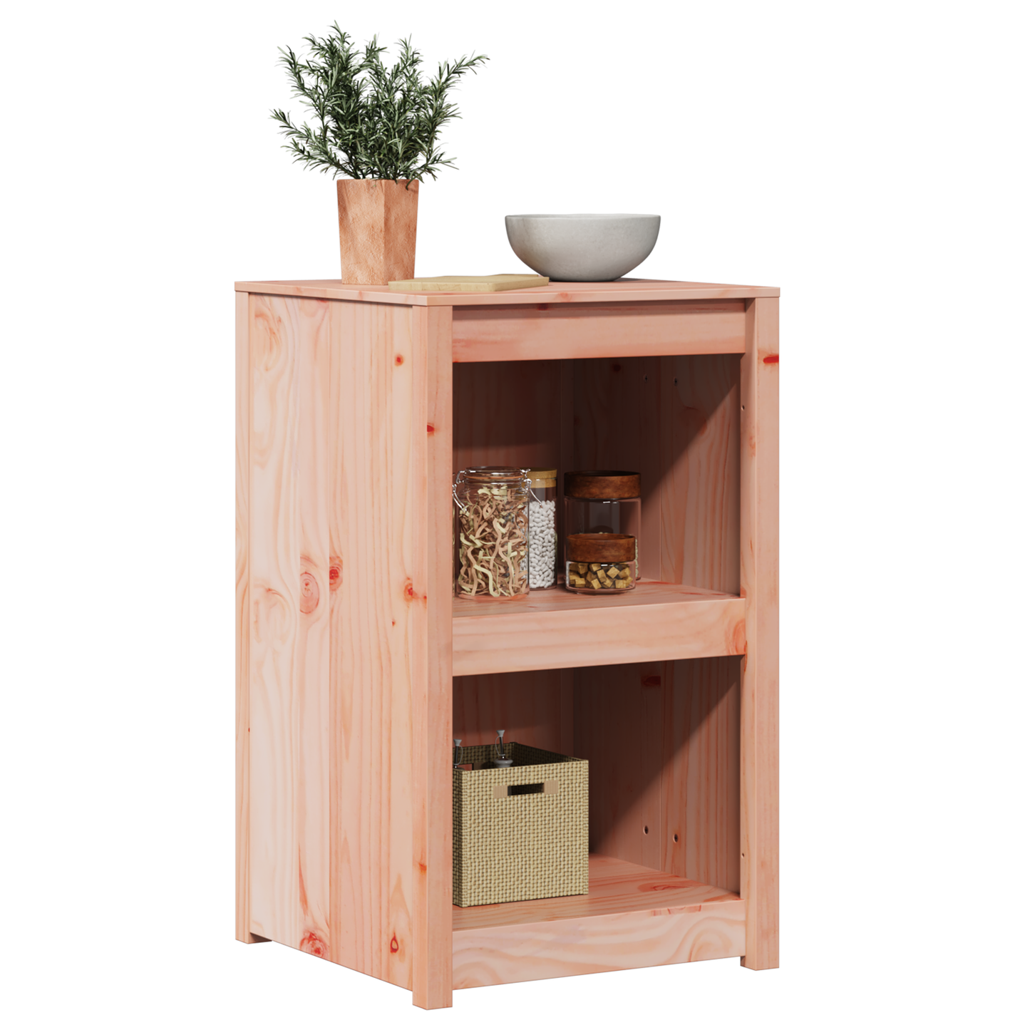 Keukenkast met plank MEPPEL Bruin Eiken 55 x 55 x 92 cm is nu te koop bij PeponiXL, paradijselijk wonen!