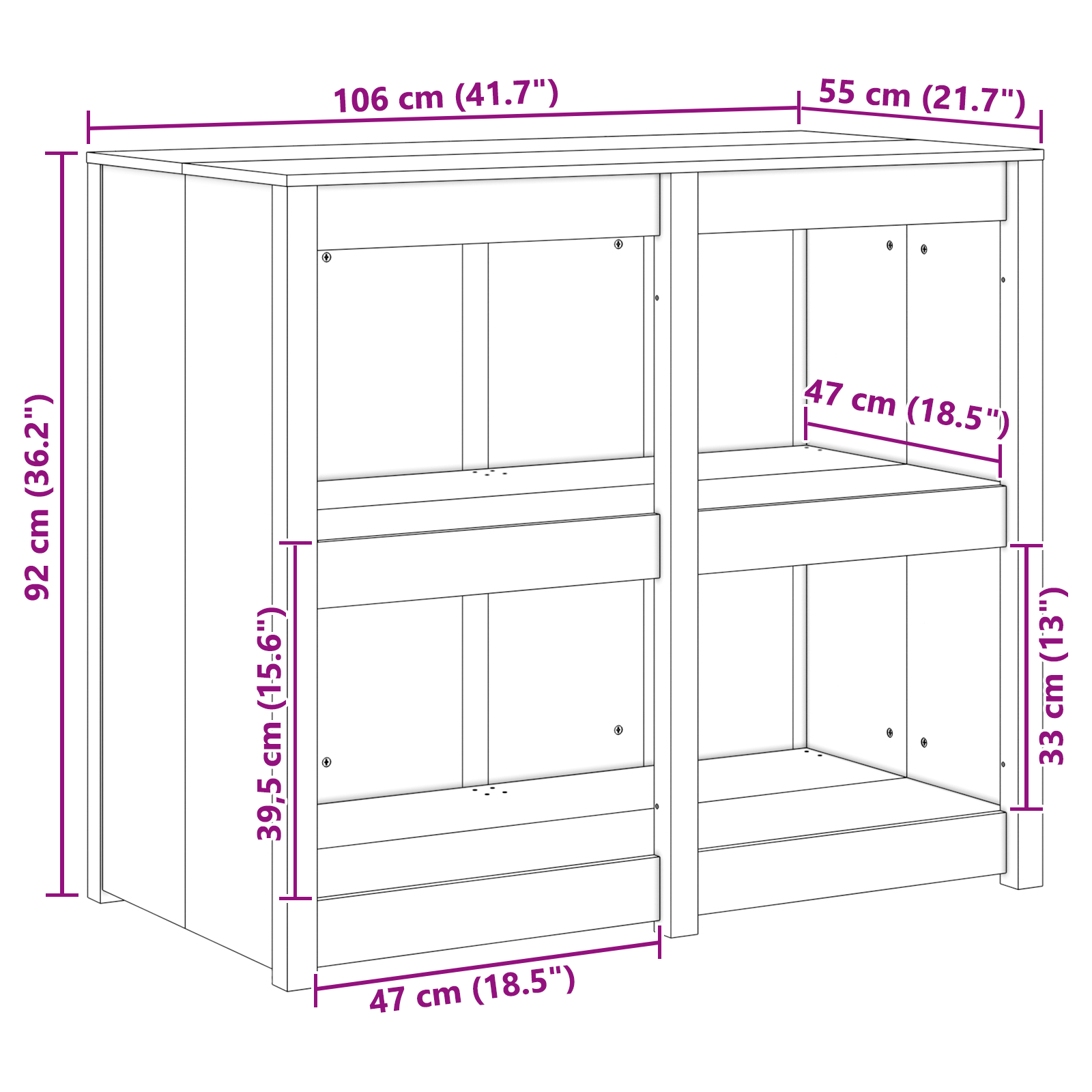 Keukenkast met plank MEPPEL Bruin Eiken 106 x 55 x 92 cm is nu te koop bij PeponiXL, paradijselijk wonen!
