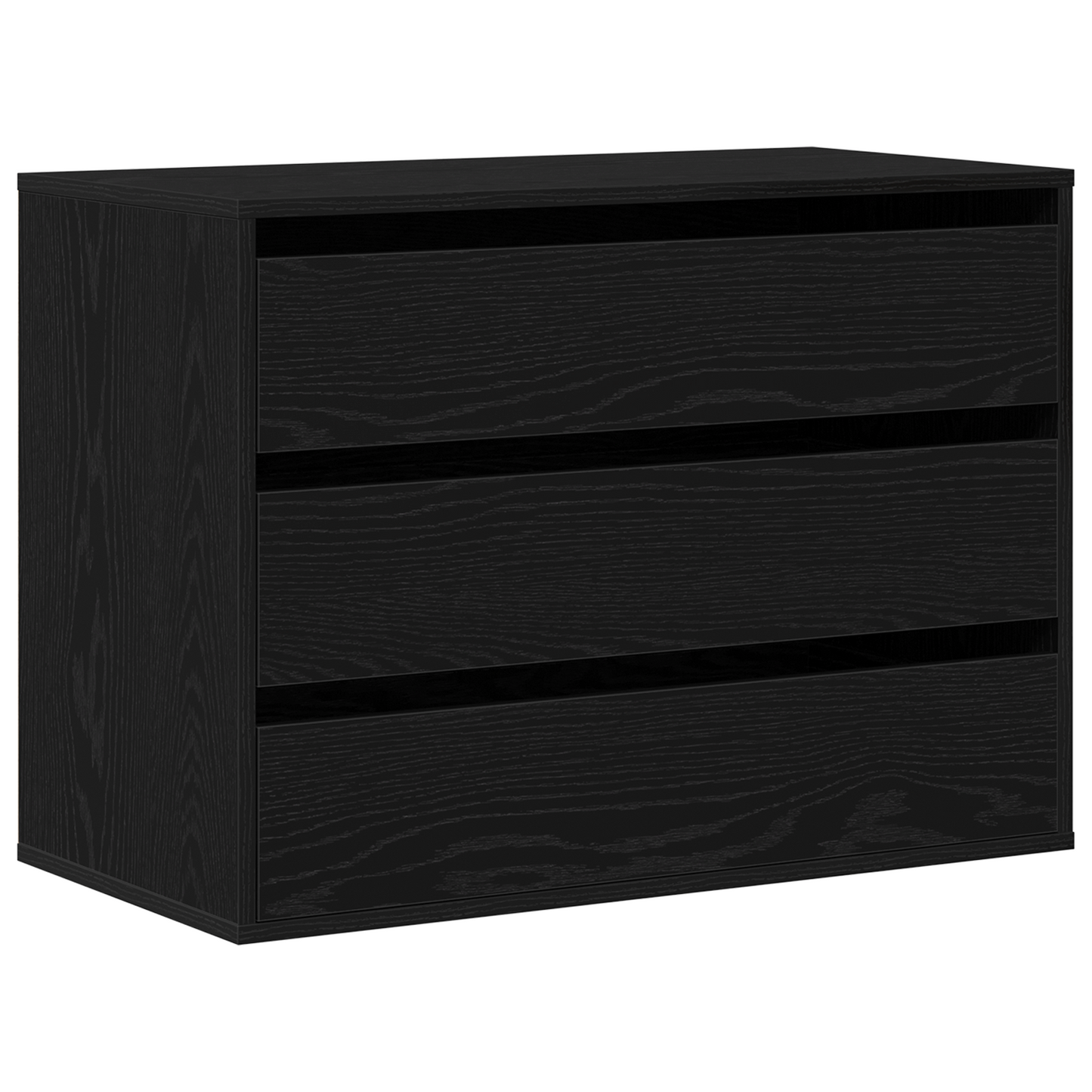 Ladenkast met lade Zwart 80 x 41 x 58 cm Bewerkt hout is nu te koop bij PeponiXL, paradijselijk wonen!
