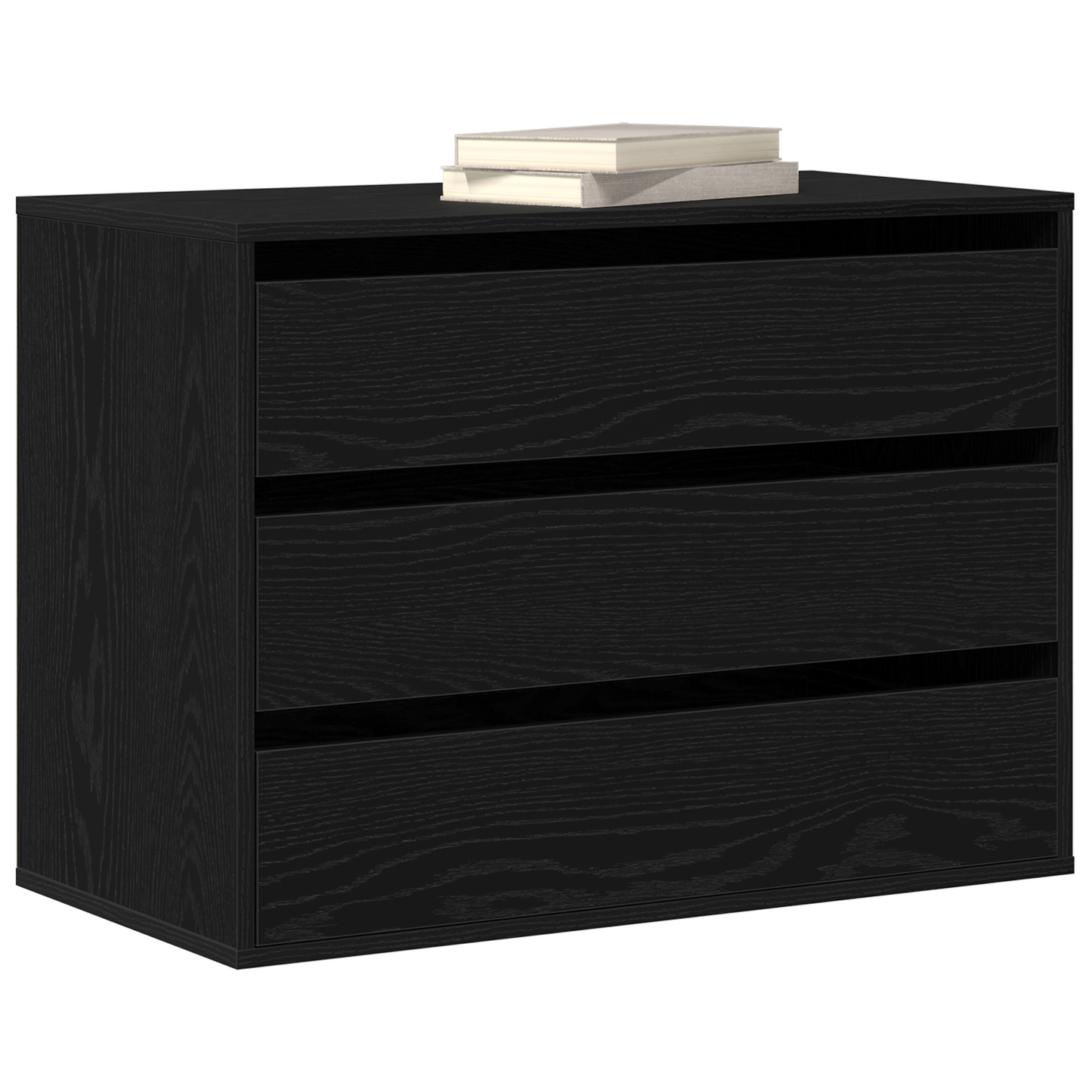 Ladenkast met lade Zwart 80 x 41 x 58 cm Bewerkt hout is nu te koop bij PeponiXL, paradijselijk wonen!