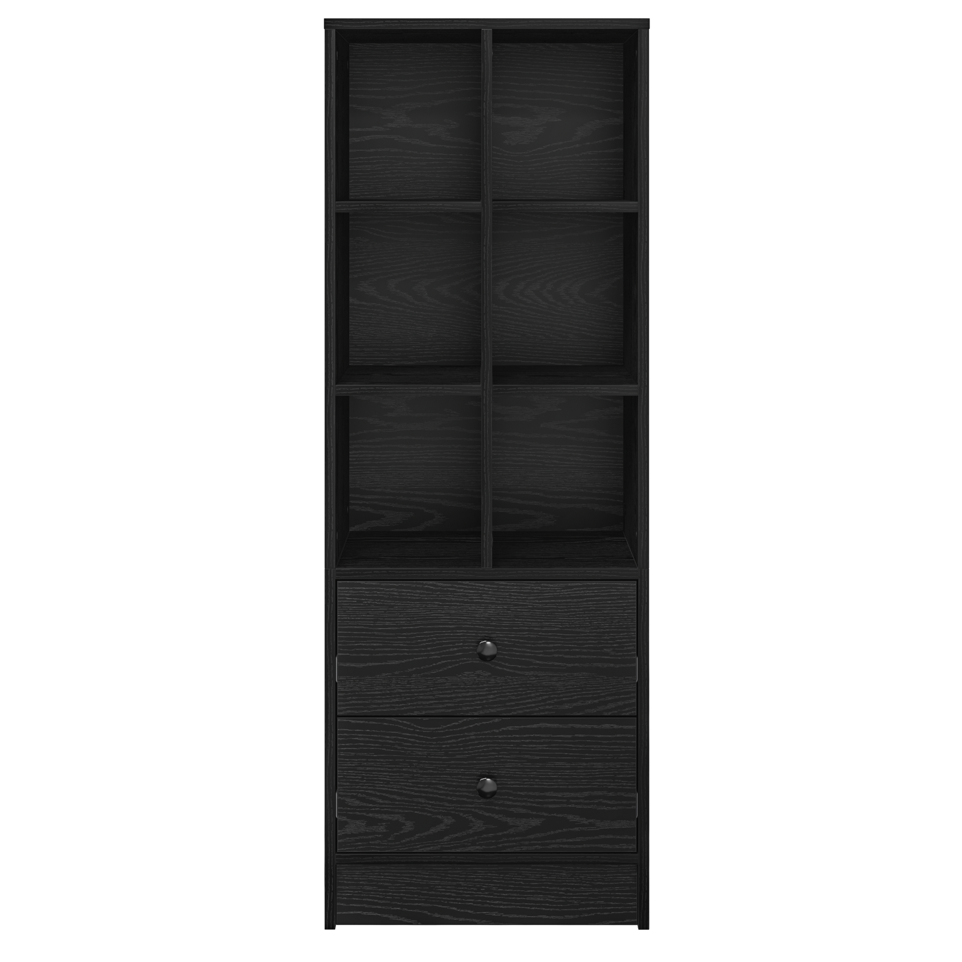 Hoge kast met lade Zwart Eiken 45,5 x 34 x 127 cm is nu te koop bij PeponiXL, paradijselijk wonen!
