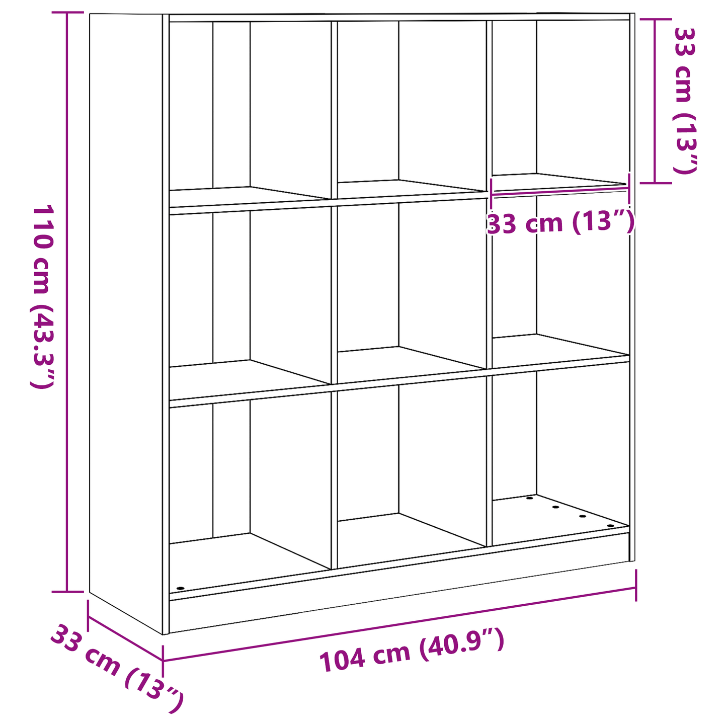 Boekenkast Wasbruin 104 x 33 x 110 cm Massief grenenhout is nu te koop bij PeponiXL, paradijselijk wonen!