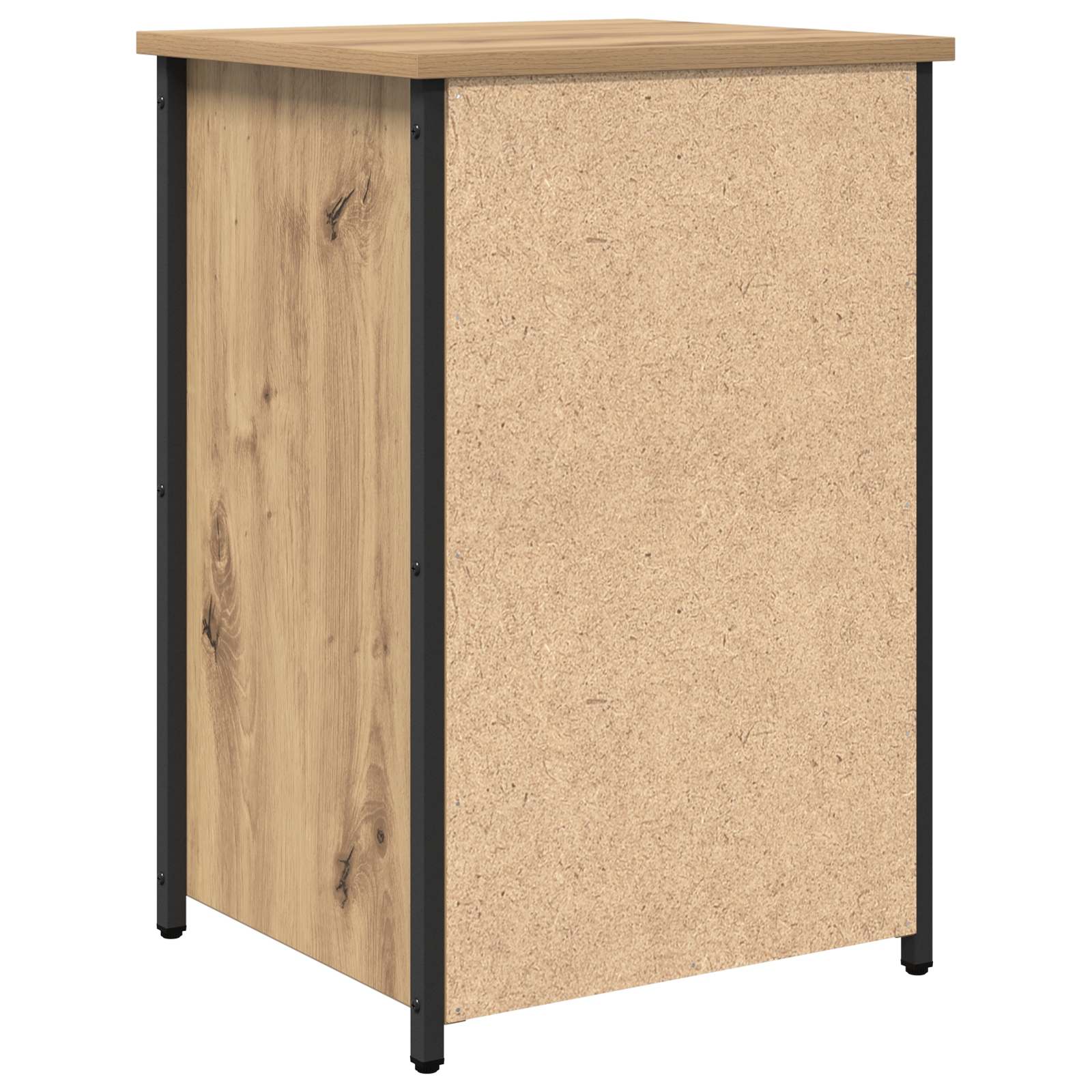 Nachtkastje 2 pcs Bruin 40 x 36 x 60 cm Massief Gerecycled Hout is nu te koop bij PeponiXL, paradijselijk wonen!