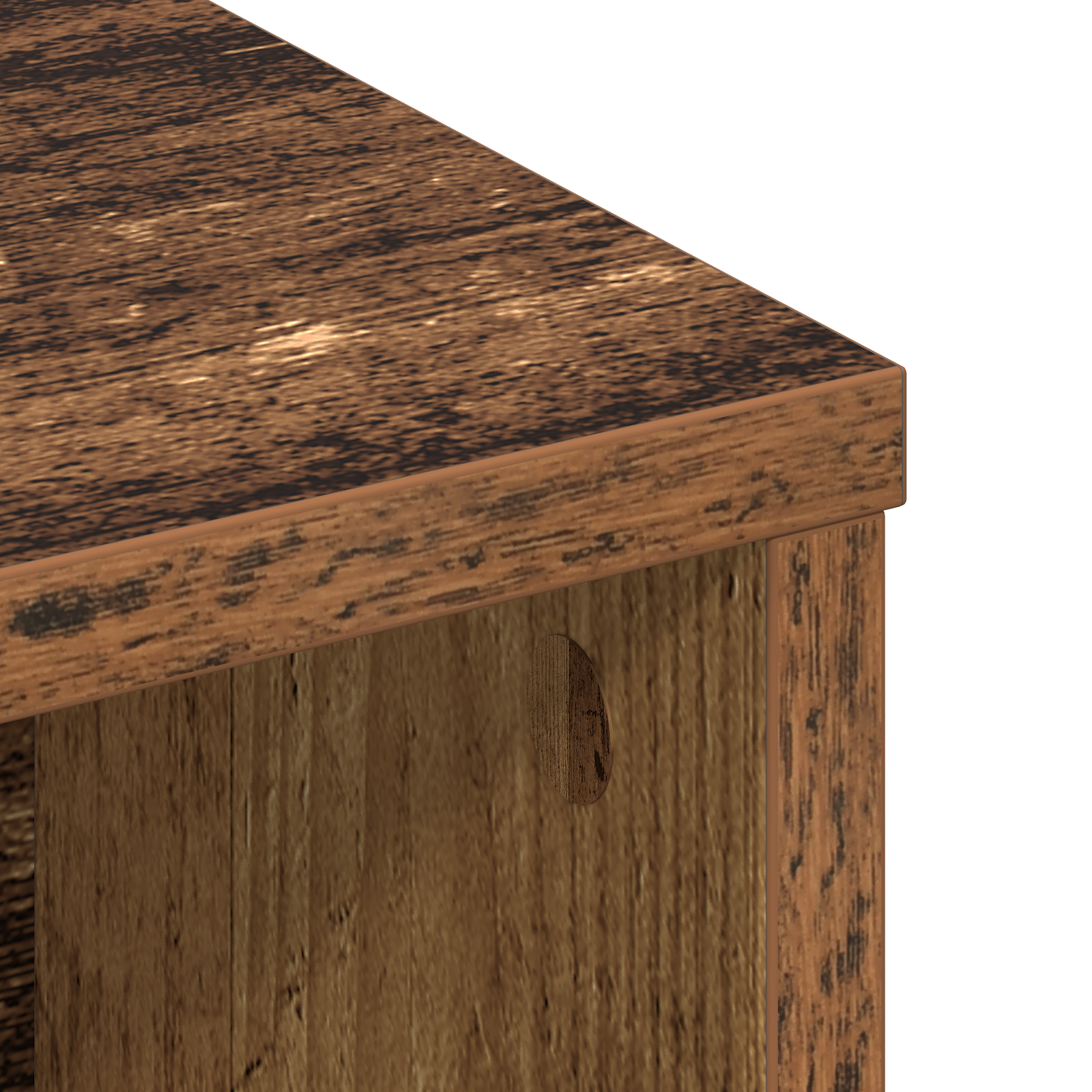 Hoofdeinde kas Oudhout 100 x 19 x 103,5 cm Bewerkt hout is nu te koop bij PeponiXL, paradijselijk wonen!