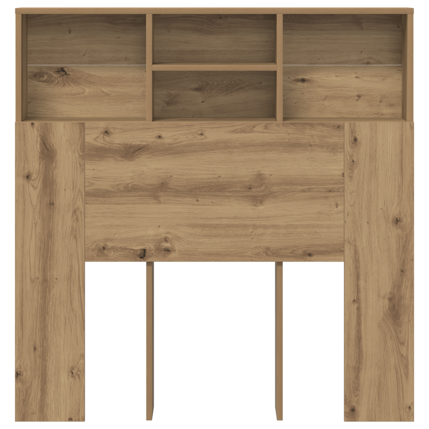 Hoofdeinde kas Artisan Eiken 100 x 19 x 103,5 cm Bewerkt hout is nu te koop bij PeponiXL, paradijselijk wonen!