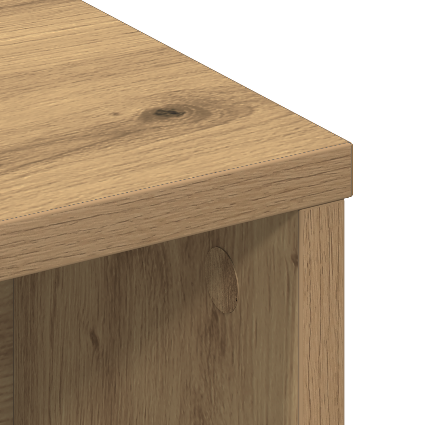 Hoofdeinde kas Artisan Eiken 220 x 19 x 101,5 cm Bewerkt hout is nu te koop bij PeponiXL, paradijselijk wonen!