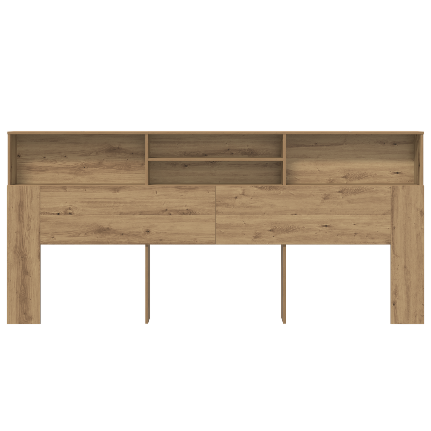 Hoofdeinde kas Artisan Eiken 220 x 19 x 101,5 cm Bewerkt hout is nu te koop bij PeponiXL, paradijselijk wonen!
