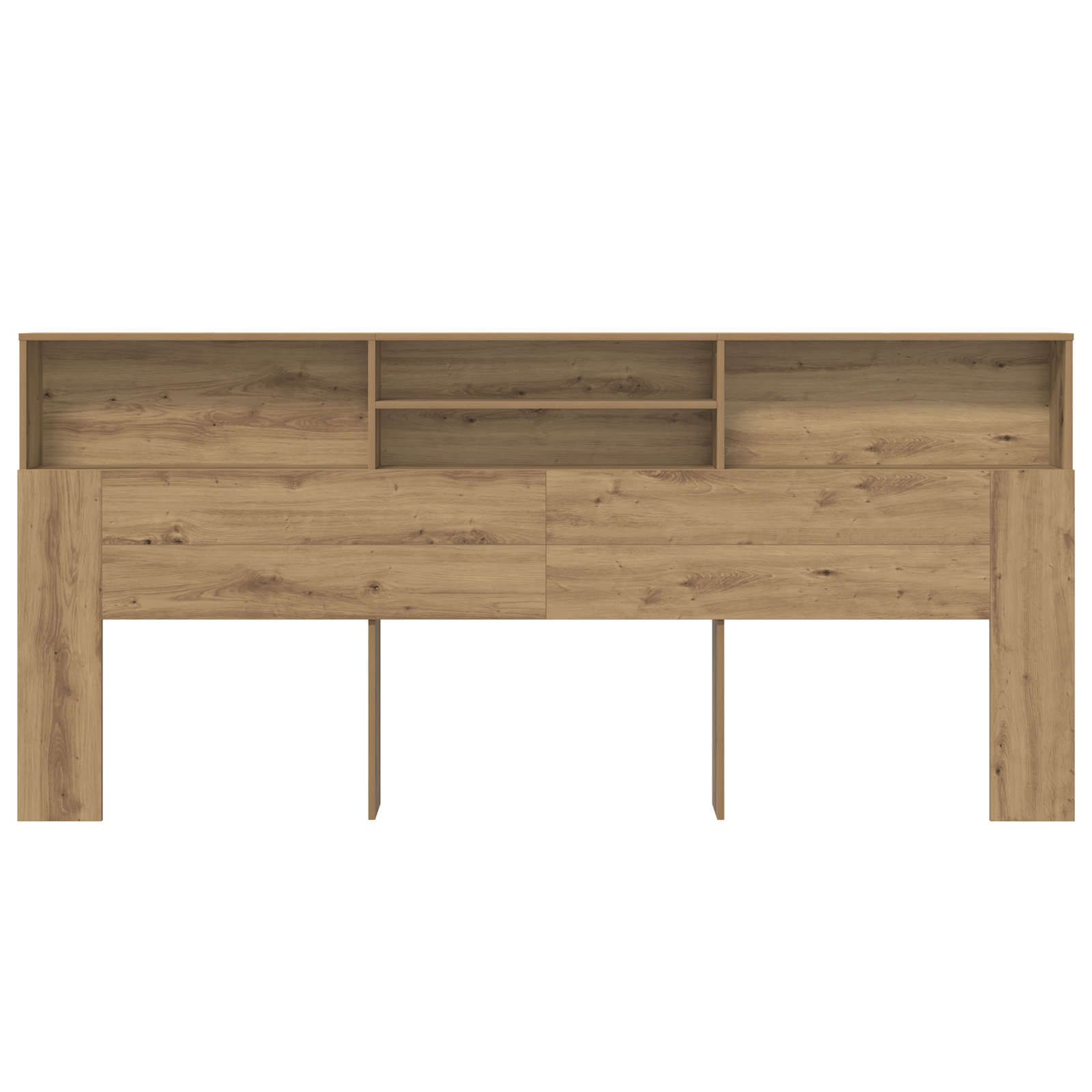 Hoofdeinde kas Artisan Eiken 220 x 19 x 101,5 cm Bewerkt hout is nu te koop bij PeponiXL, paradijselijk wonen!