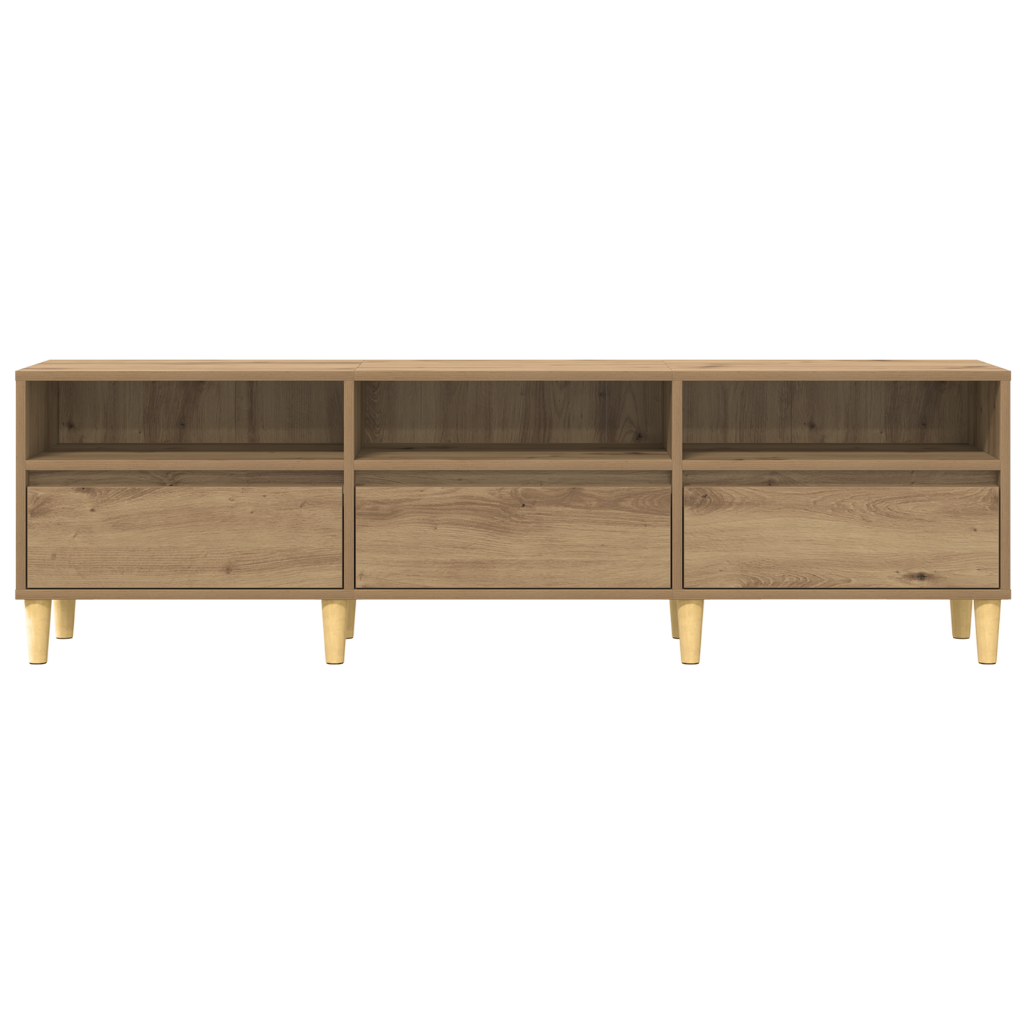 TV-kast met lade Artisan Eiken 150 x 30 x 45 cm Bewerkt hout is nu te koop bij PeponiXL, paradijselijk wonen!