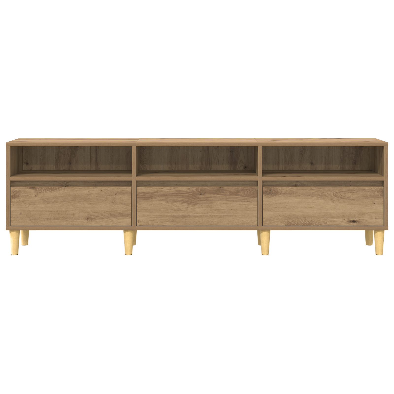 TV-kast met lade Artisan Eiken 150 x 30 x 45 cm Bewerkt hout is nu te koop bij PeponiXL, paradijselijk wonen!