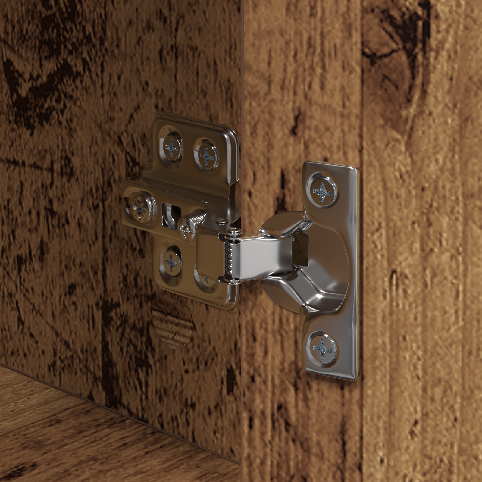Nachtkastje met lade Oud hout Bewerkt hout is nu te koop bij PeponiXL, paradijselijk wonen!
