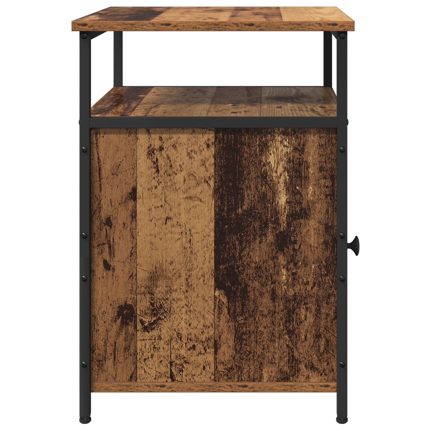 Nachtkastje met lade 2 pcs Oud hout Bewerkt hout is nu te koop bij PeponiXL, paradijselijk wonen!