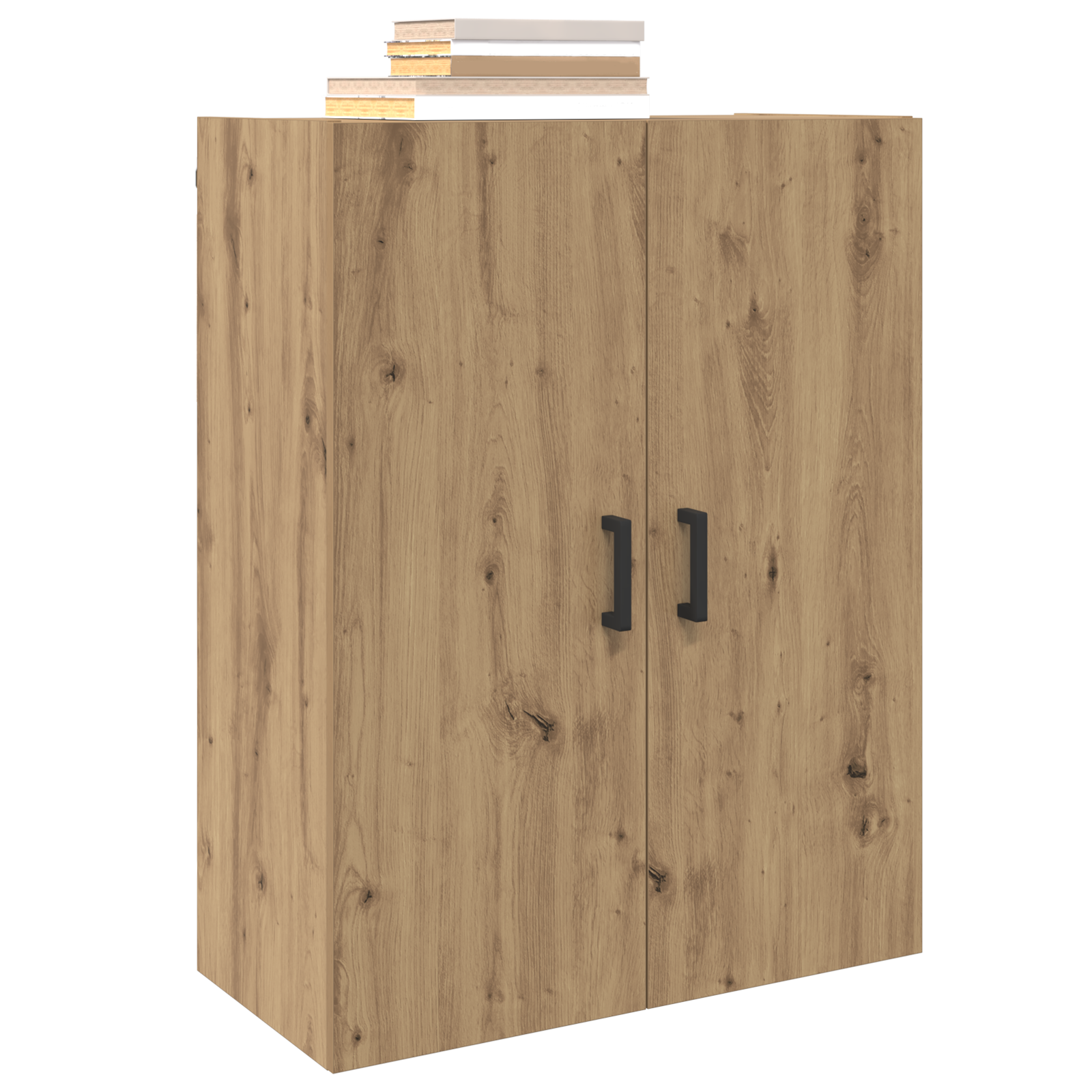 Wandkast Artisan Eiken 69,5 x 34 x 90 cm Bewerkt hout is nu te koop bij PeponiXL, paradijselijk wonen!