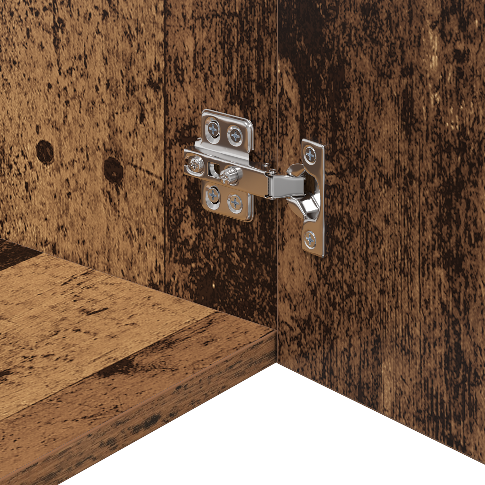 Wandkast Wandgemonteerd Oud hout 50 x 42.5 x 40 cm Bewerkt hout is nu te koop bij PeponiXL, paradijselijk wonen!