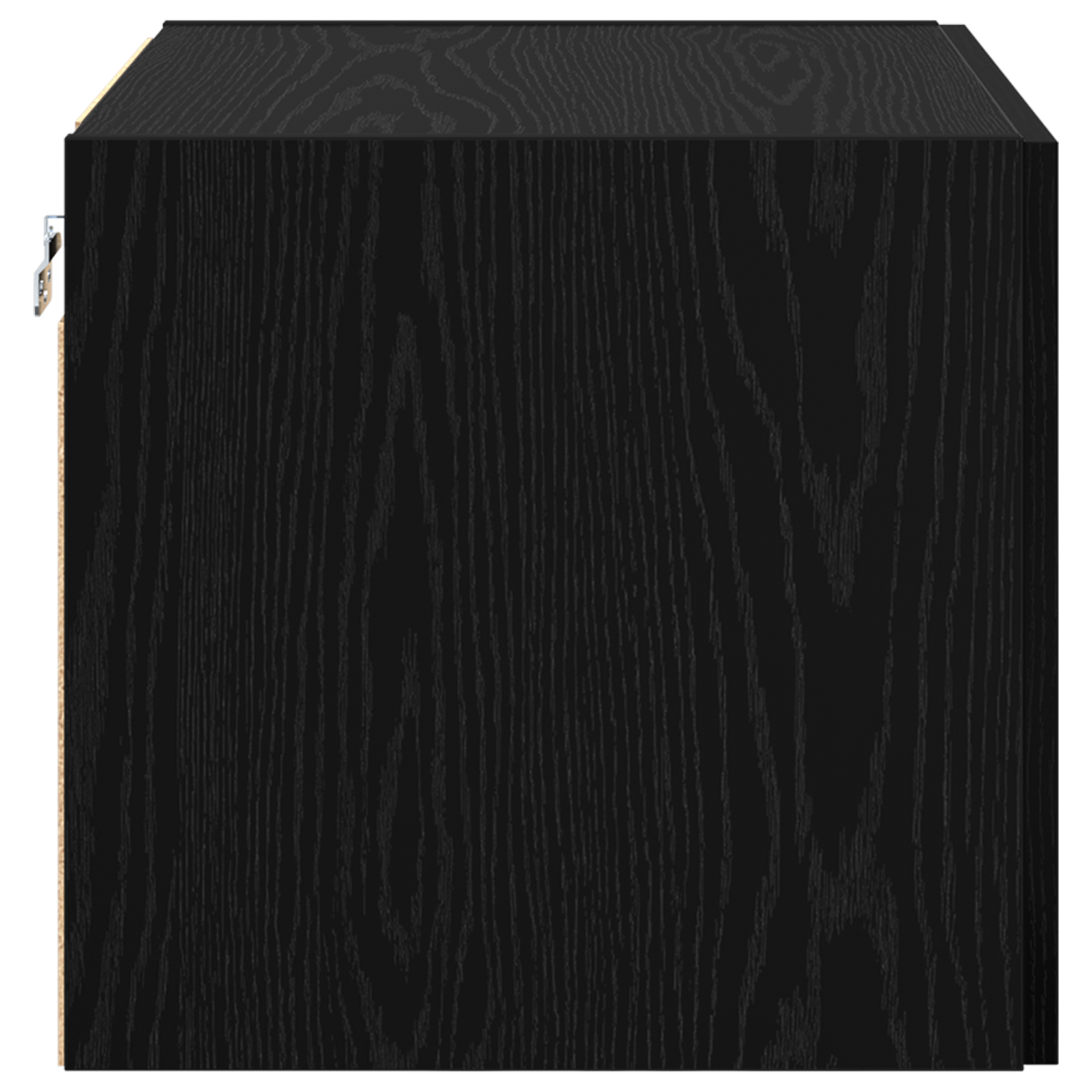 Wandkast Zwart eiken 50 x 42.5 x 40 cm Bewerkt hout is nu te koop bij PeponiXL, paradijselijk wonen!