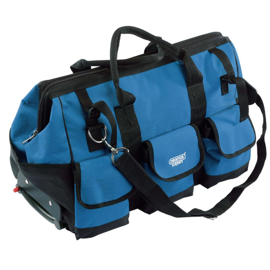 Draper Tools Gereedschapstas rollend 58 L 60x30x35 cm blauw en zwart is nu te koop bij PeponiXL, paradijselijk wonen!