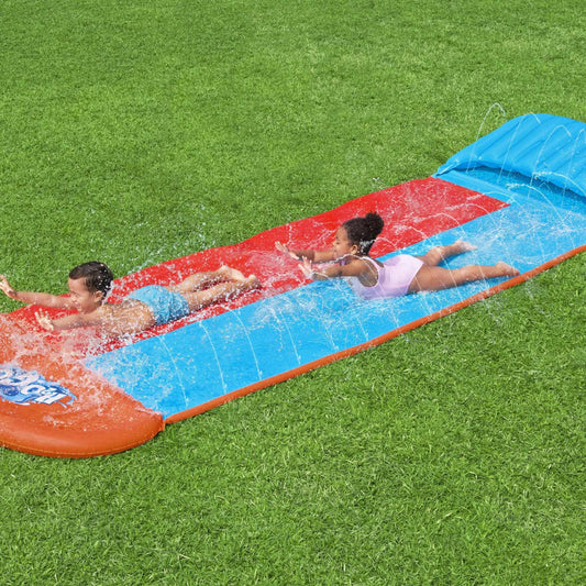 Bestway H2OGO Waterglijbaan Tsunami Splash Ramp Double Slide is nu te koop bij PeponiXL, paradijselijk wonen!