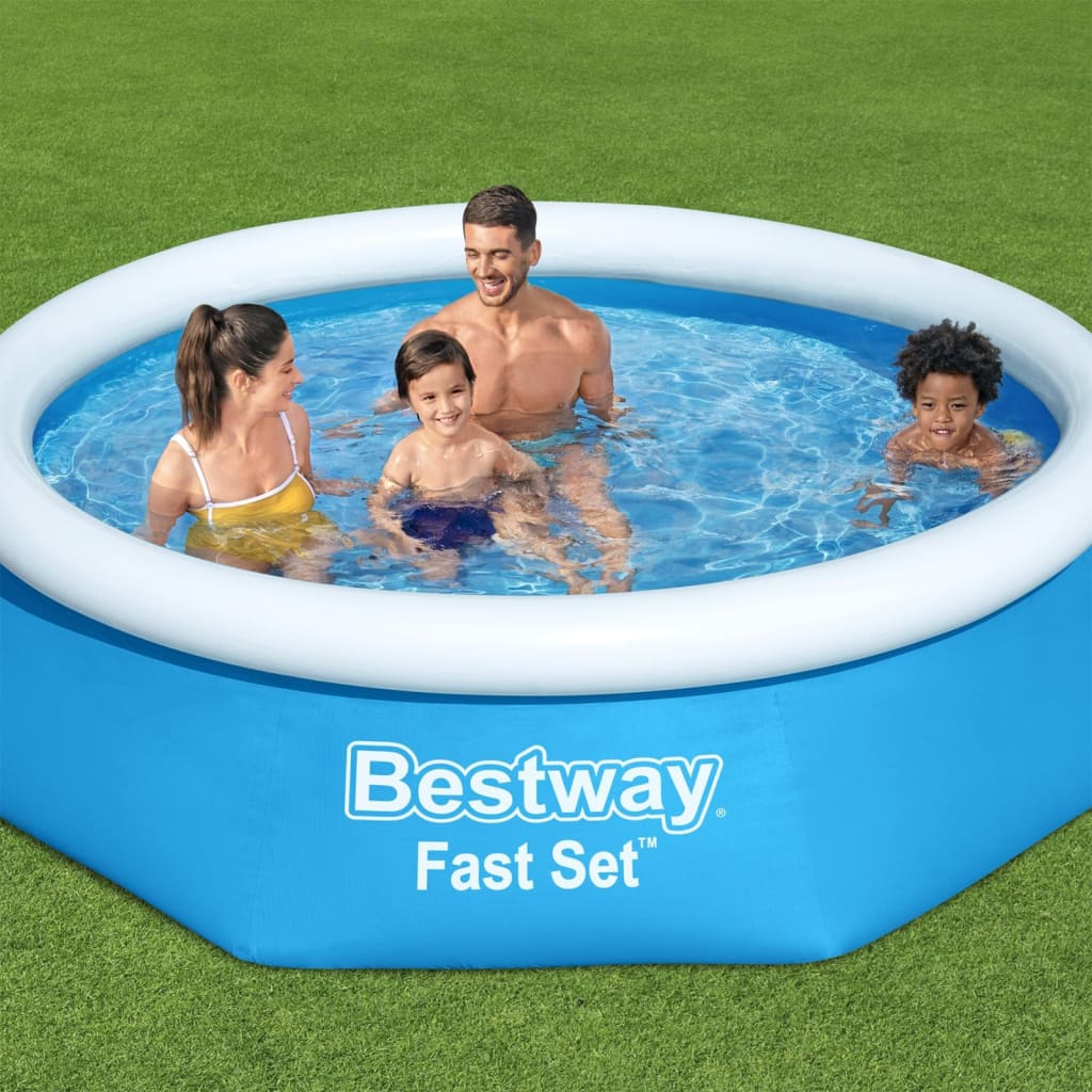 Bestway Zwembad Fast Set opblaasbaar rond 244x66 cm 57265 is nu te koop bij PeponiXL, paradijselijk wonen!