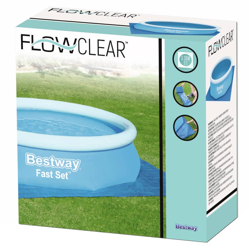 Bestway Zwembadgrondzeil Flowclear 335x335 cm is nu te koop bij PeponiXL, paradijselijk wonen!