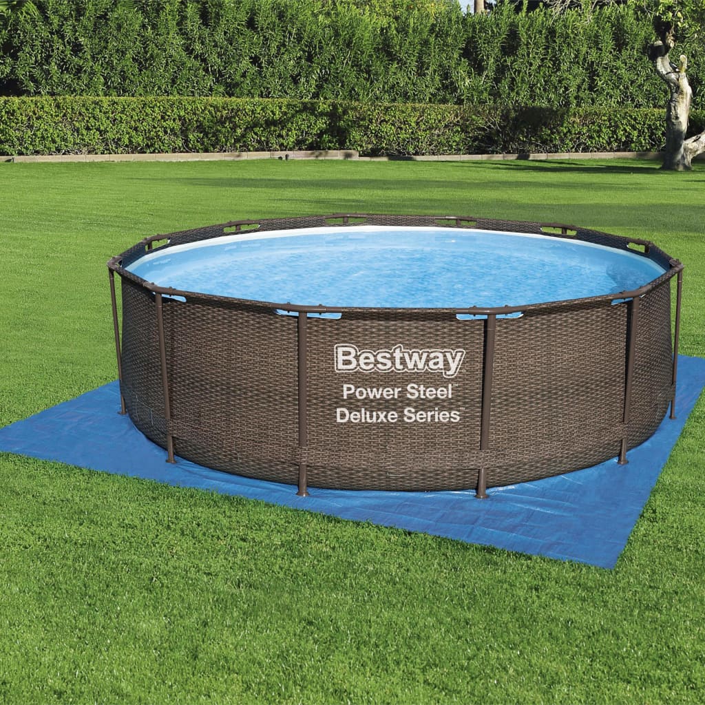 Bestway Zwembadgrondzeil Flowclear 396x396 cm is nu te koop bij PeponiXL, paradijselijk wonen!