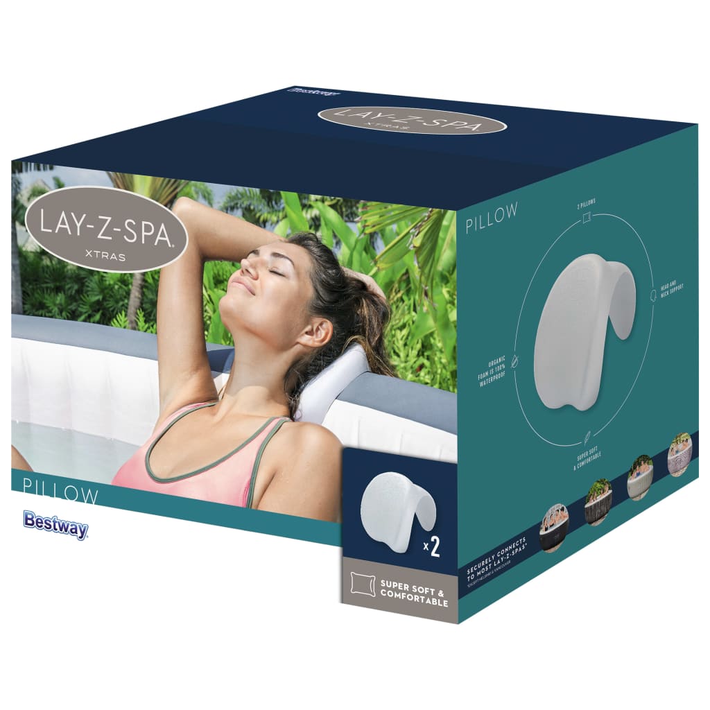 Bestway Kussen Lay-Z-Spa 25x19,5x17,5 cm is nu te koop bij PeponiXL, paradijselijk wonen!