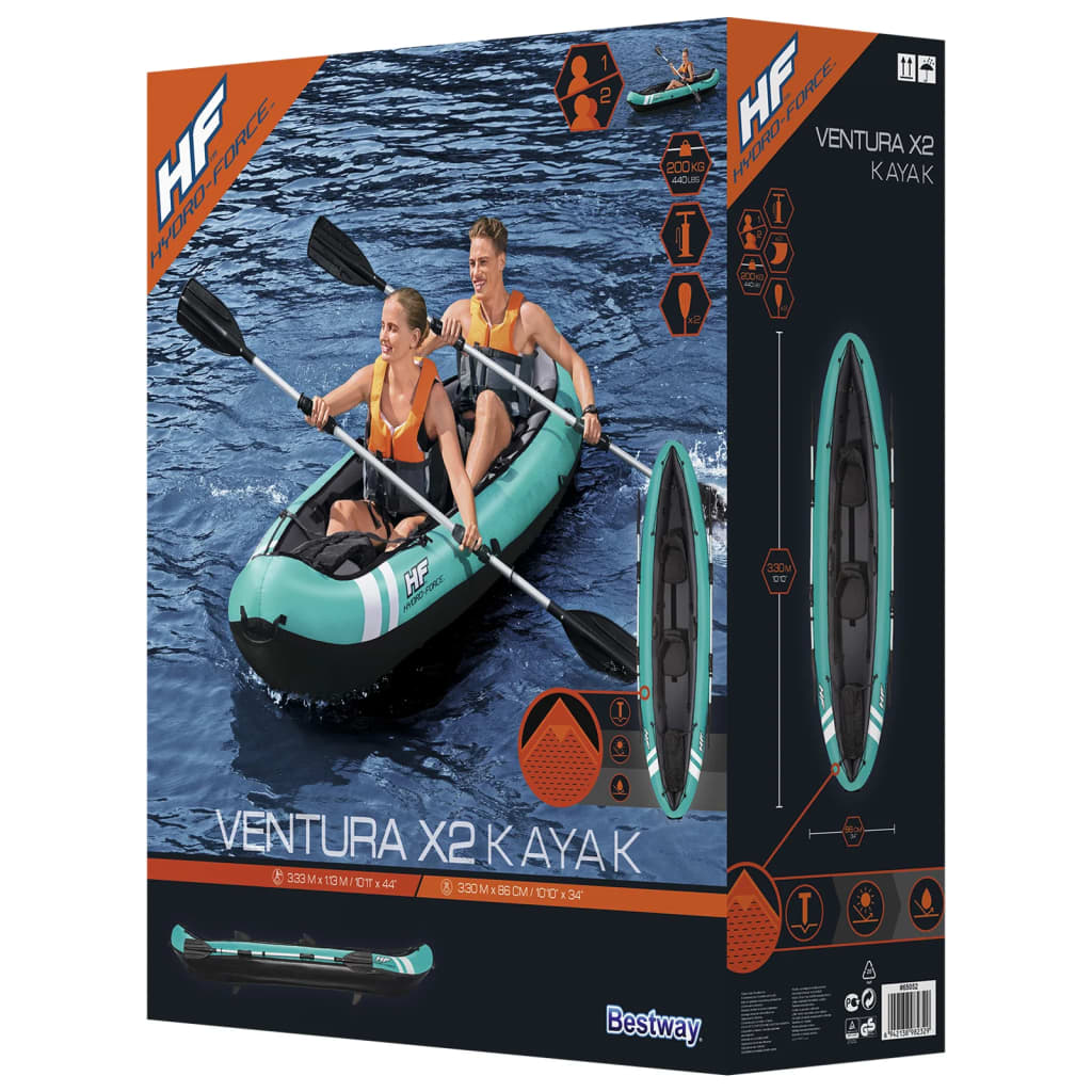 Bestway Kajak Hydro-Force Ventura X2 330x86 cm is nu te koop bij PeponiXL, paradijselijk wonen!