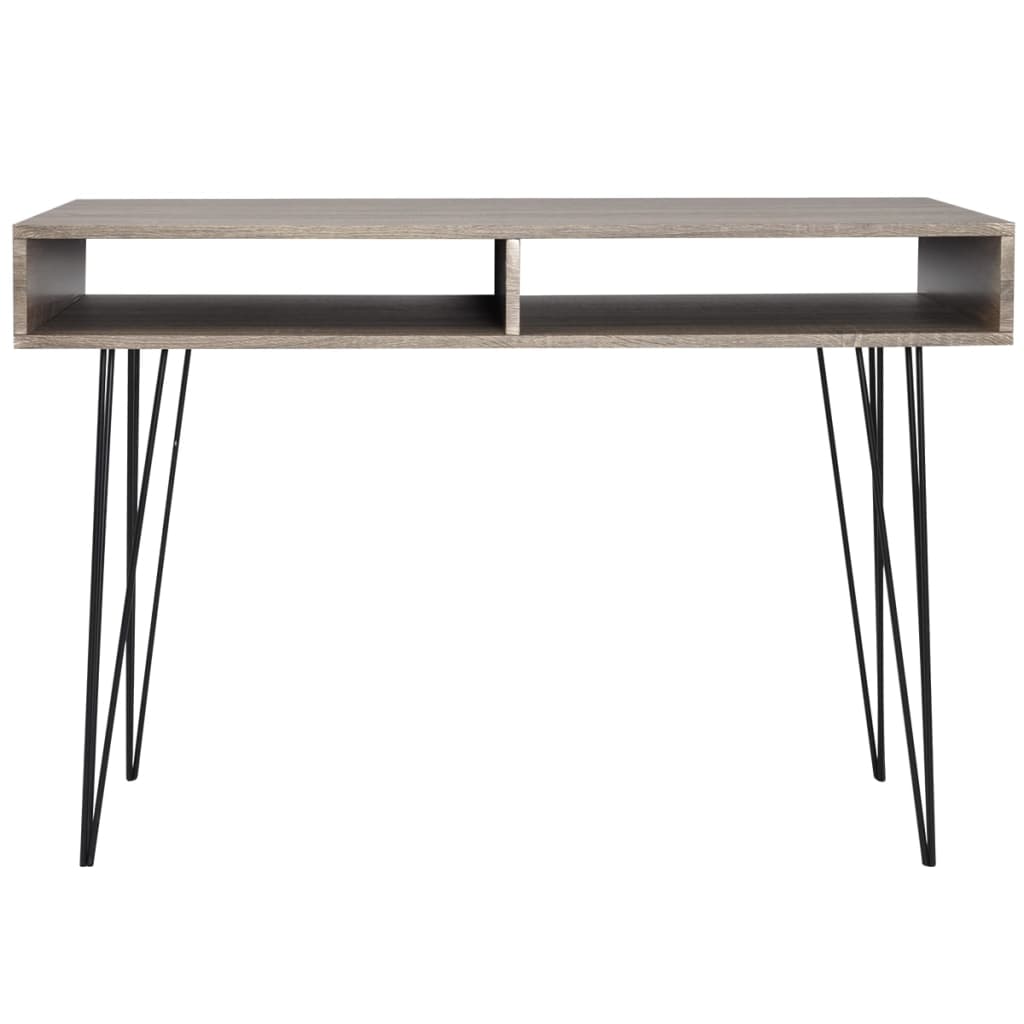 Bureau met 2 compartimenten grijs is nu te koop bij PeponiXL, paradijselijk wonen!