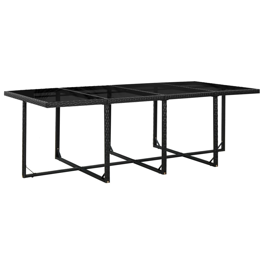 13-delige Tuinset met kussens poly rattan zwart is nu te koop bij PeponiXL, paradijselijk wonen!