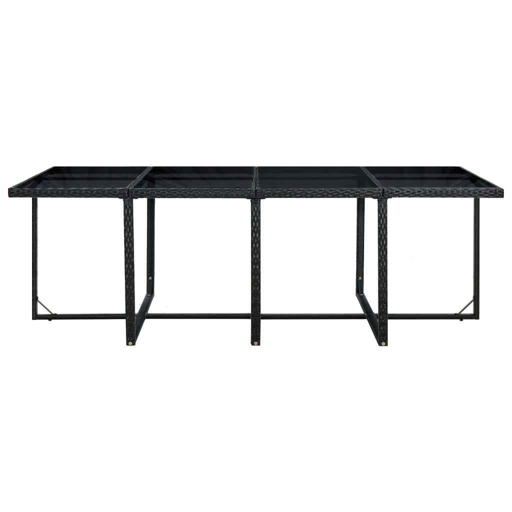 13-delige Tuinset met kussens poly rattan zwart is nu te koop bij PeponiXL, paradijselijk wonen!