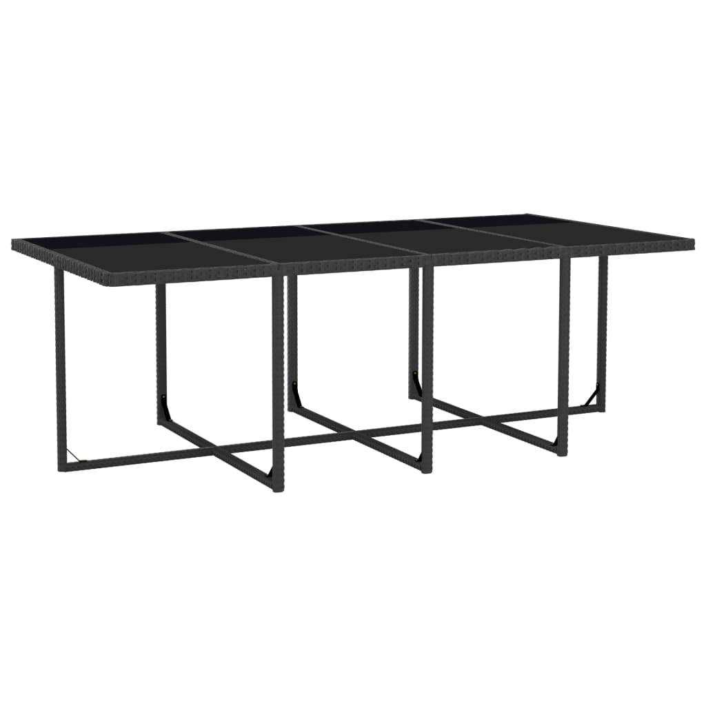13-delige Tuinset met kussens poly rattan zwart is nu te koop bij PeponiXL, paradijselijk wonen!