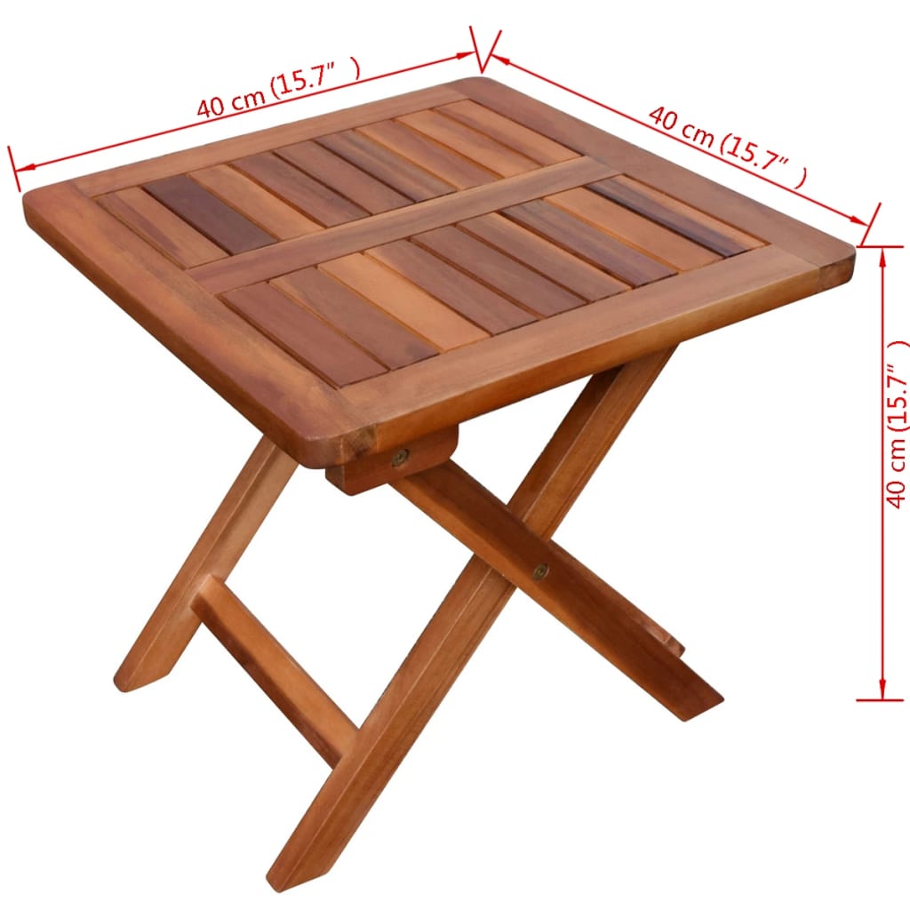 Ligbed met tafel massief acaciahout is nu te koop bij PeponiXL, paradijselijk wonen!