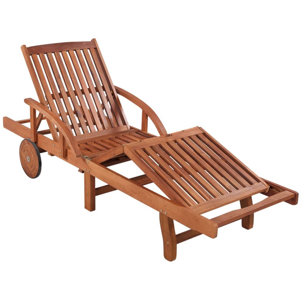 Ligbed met tafel massief acaciahout is nu te koop bij PeponiXL, paradijselijk wonen!