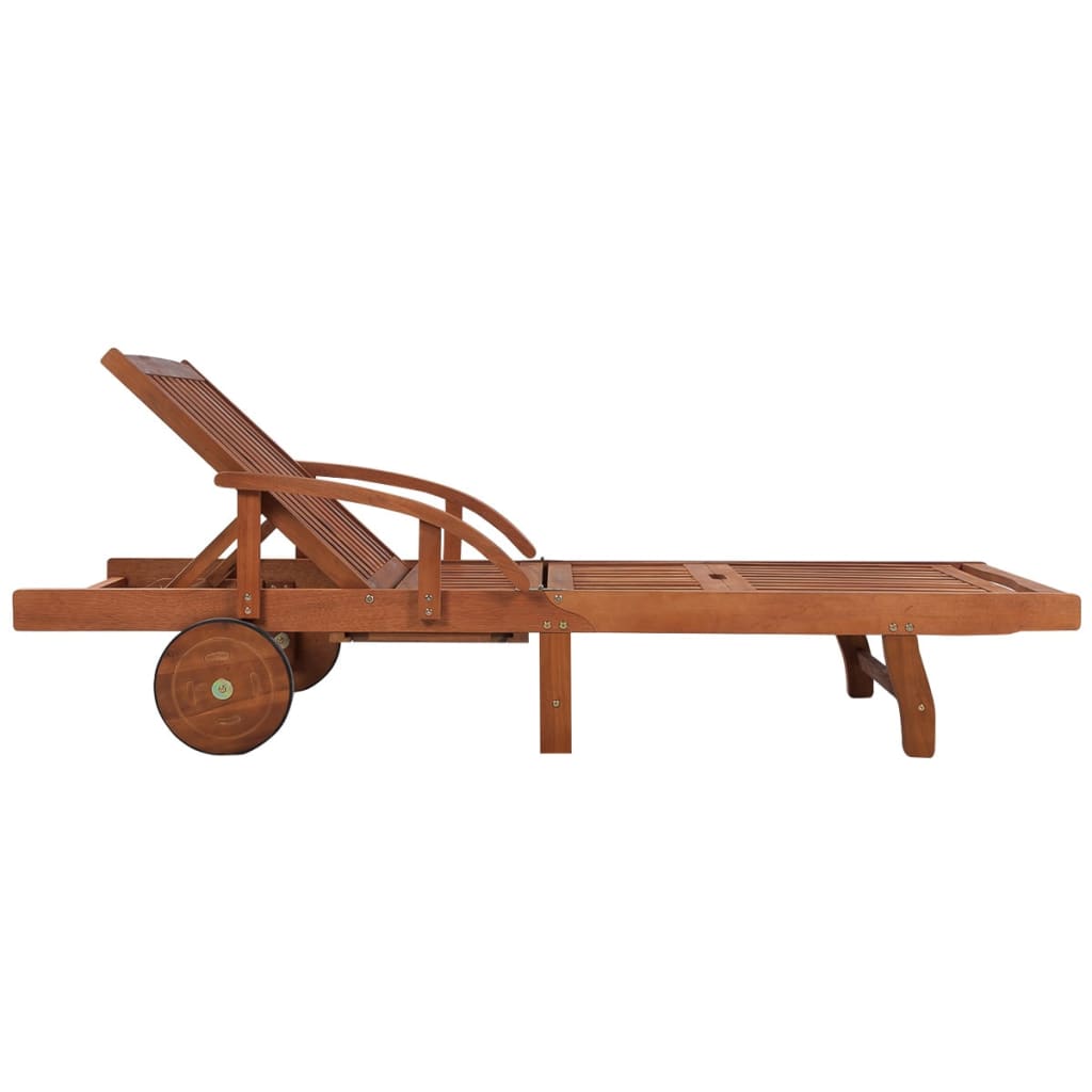 Ligbed met tafel massief acaciahout is nu te koop bij PeponiXL, paradijselijk wonen!
