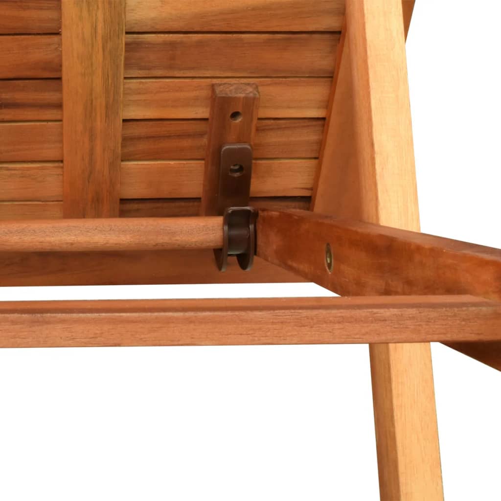Ligbed met tafel massief acaciahout is nu te koop bij PeponiXL, paradijselijk wonen!