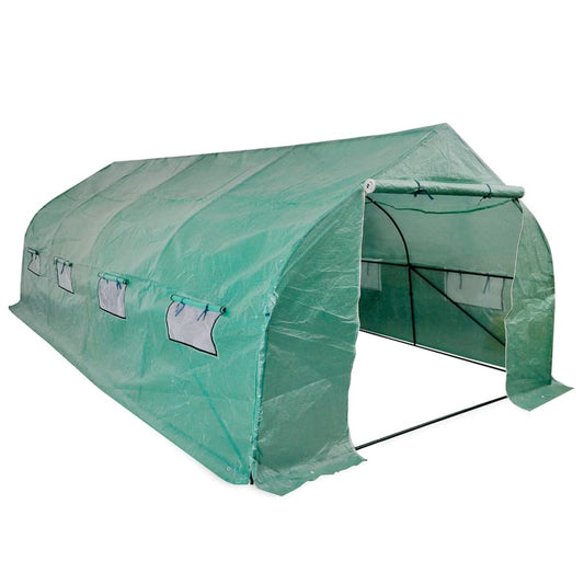 Tuinkas walk-in draagbare polytunnel met stalen frame 18 m² is nu te koop bij PeponiXL, paradijselijk wonen!