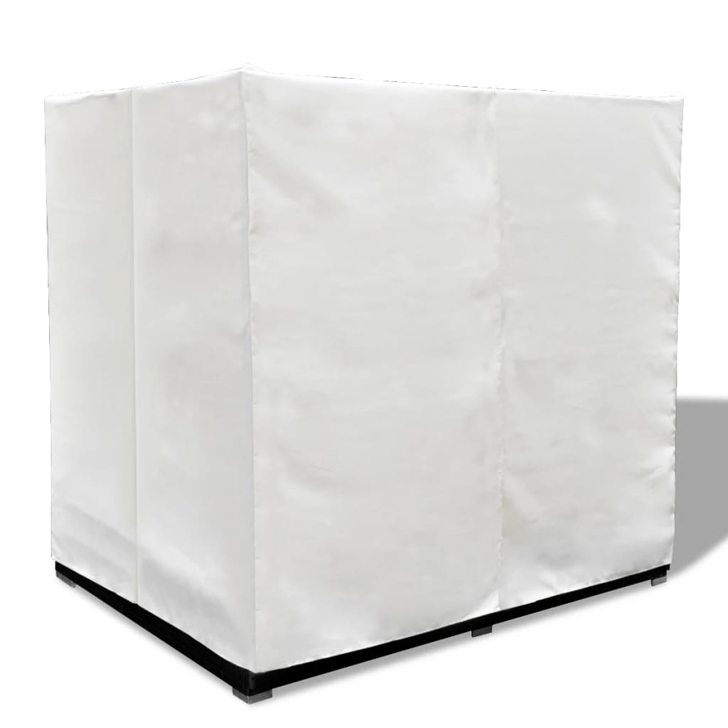 Loungebed met gordijnen poly rattan zwart is nu te koop bij PeponiXL, paradijselijk wonen!